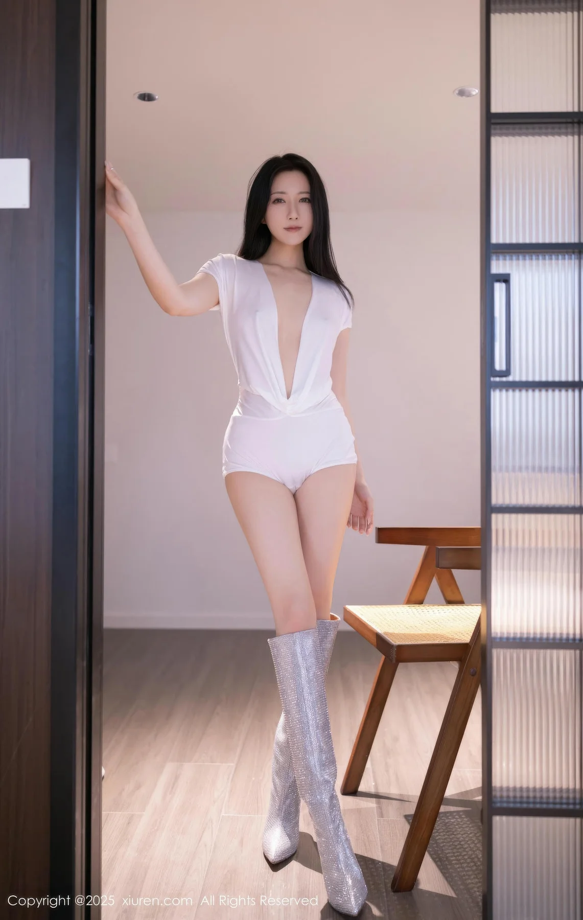 XiuRen 秀人 No.11079 鱼子酱Fish 诱人肉色丝袜 - 75