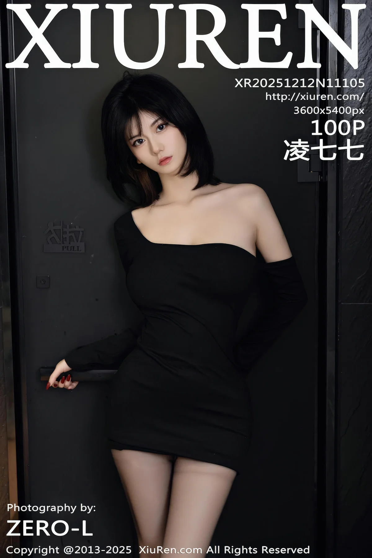 XiuRen 秀人 No.11105 凌七七 气质美女黑色连衣短裙 - 101