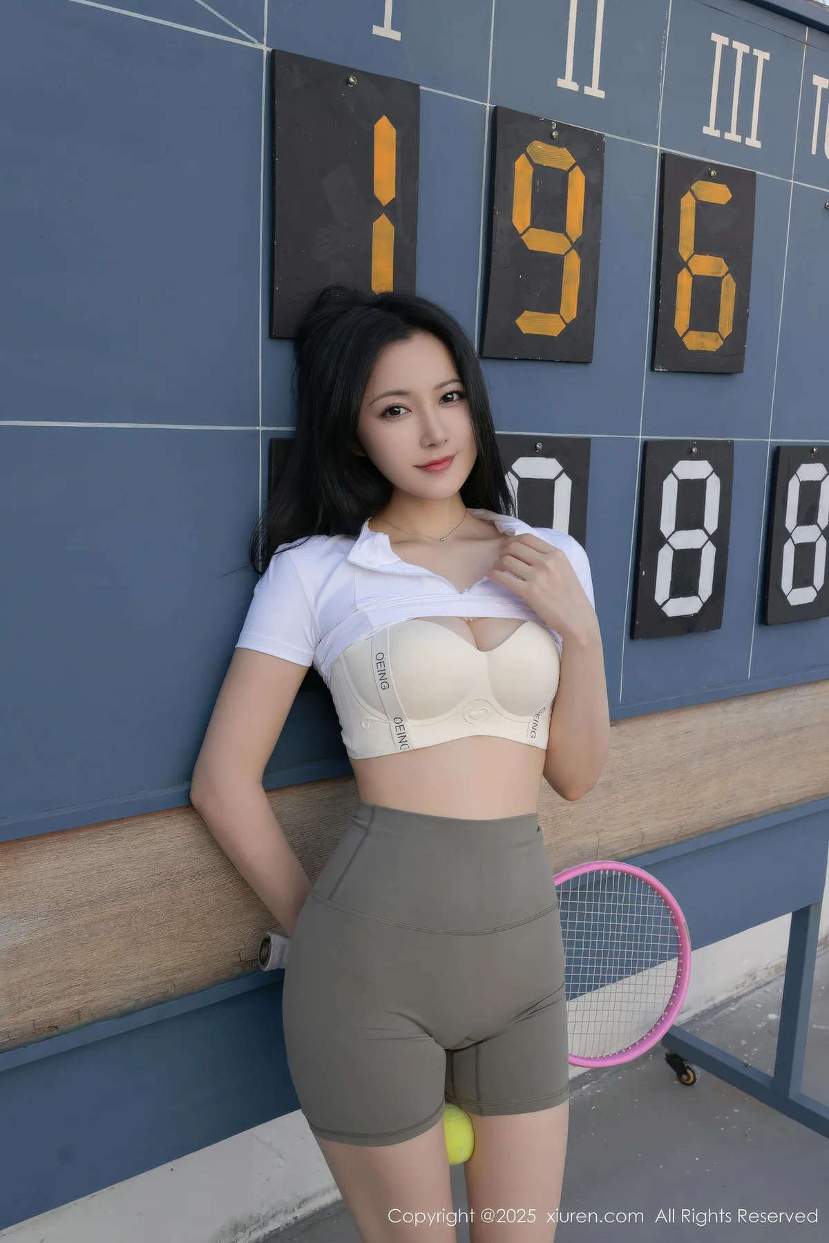 XiuRen 秀人 No.11106 鱼子酱Fish 网球运动美女场景拍摄 - 29