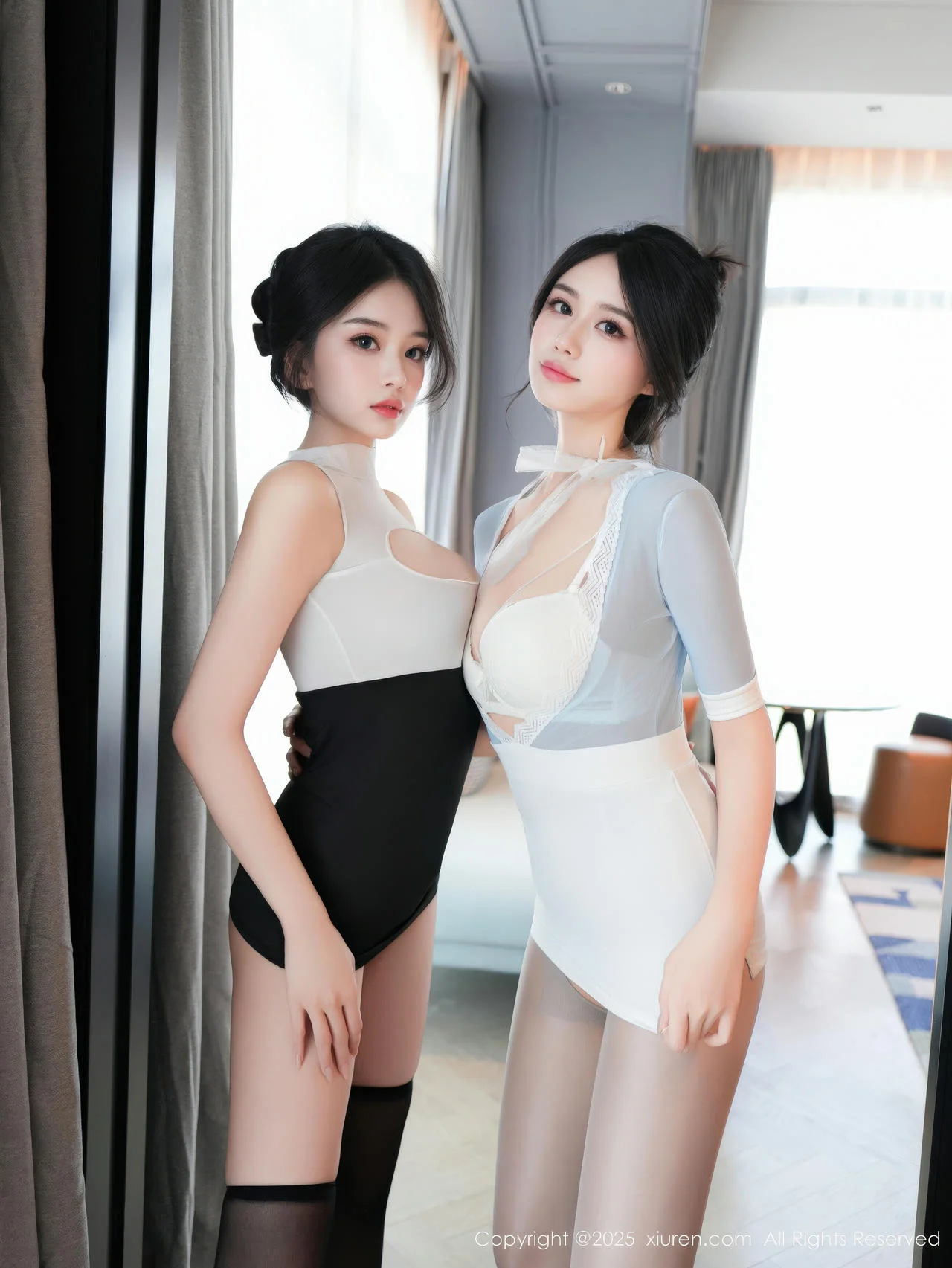 XiuRen 秀人 No.11107 shelly诗莉 两位性感女神模特合集 - 27