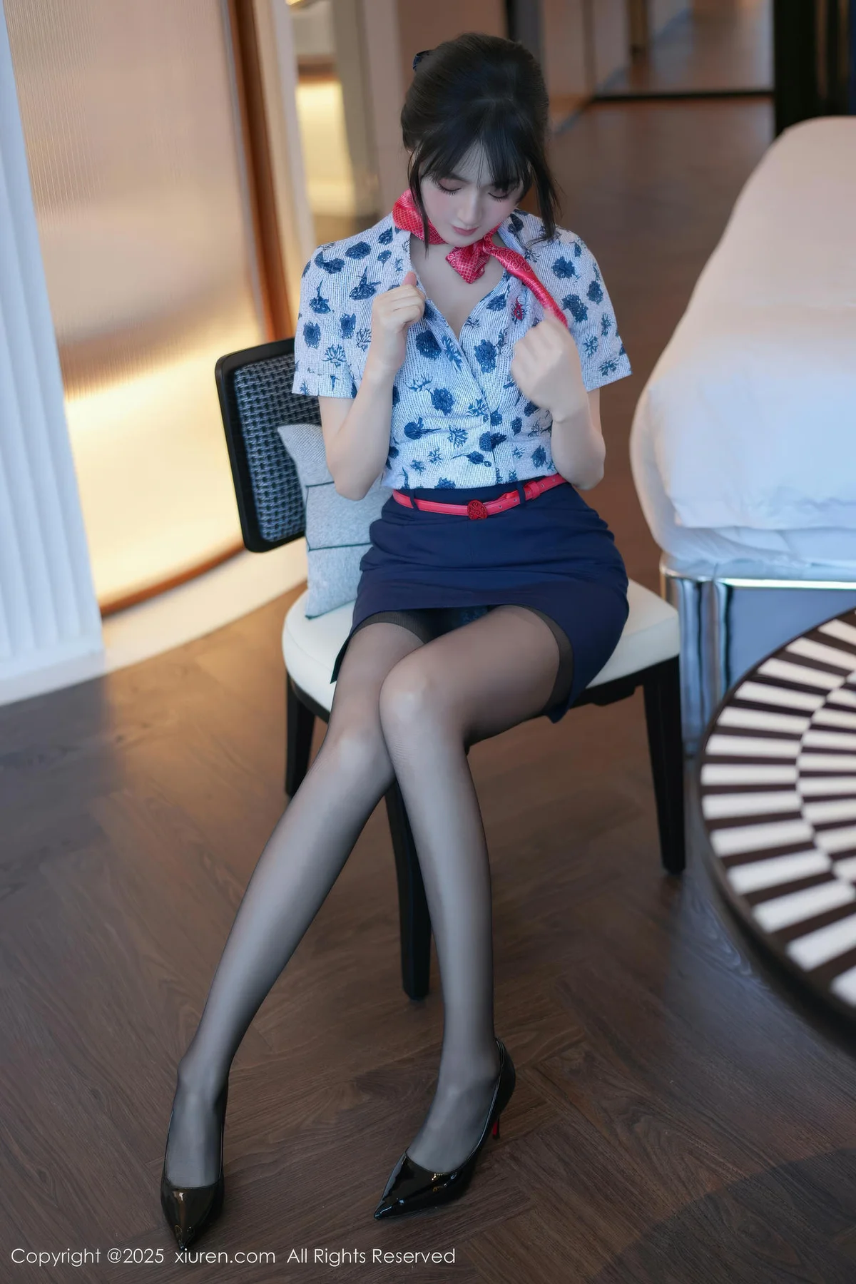 XiuRen 秀人 No.11115 沈南汐RuRu 空姐制服诱惑 - 16