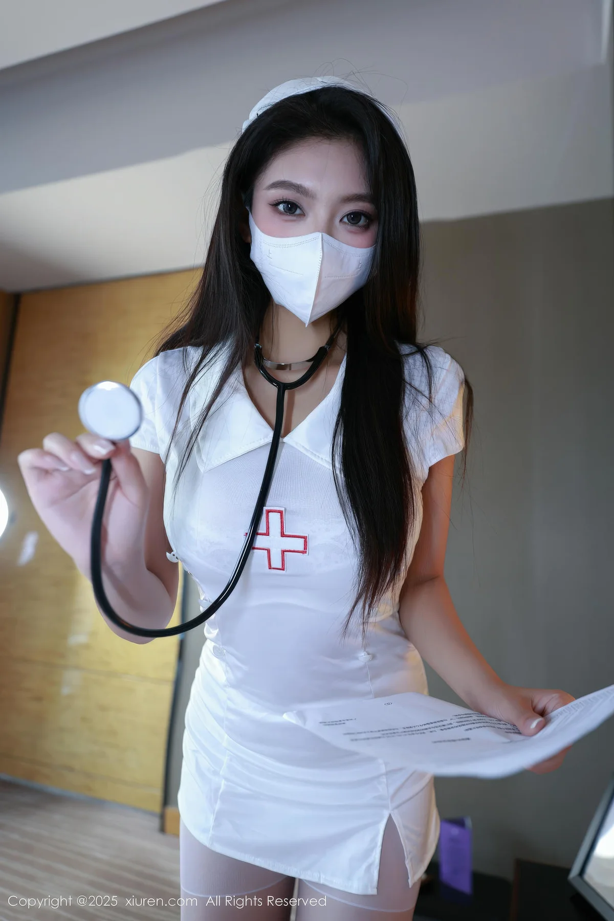 XiuRen 秀人 No.11134 冬安 白色护士制服诱惑 - 18