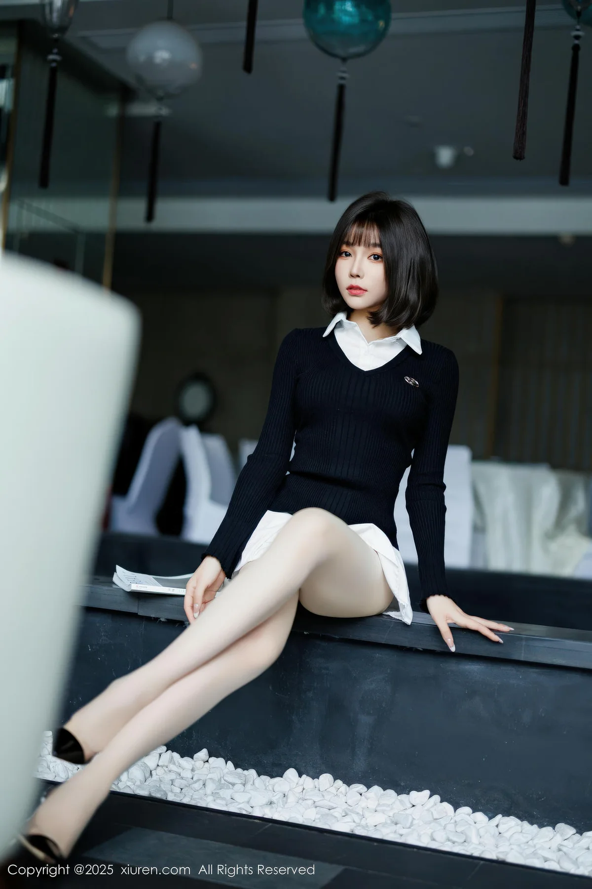 XiuRen 秀人 No.11138 莉芝荔枝 黑色情趣服饰 - 11