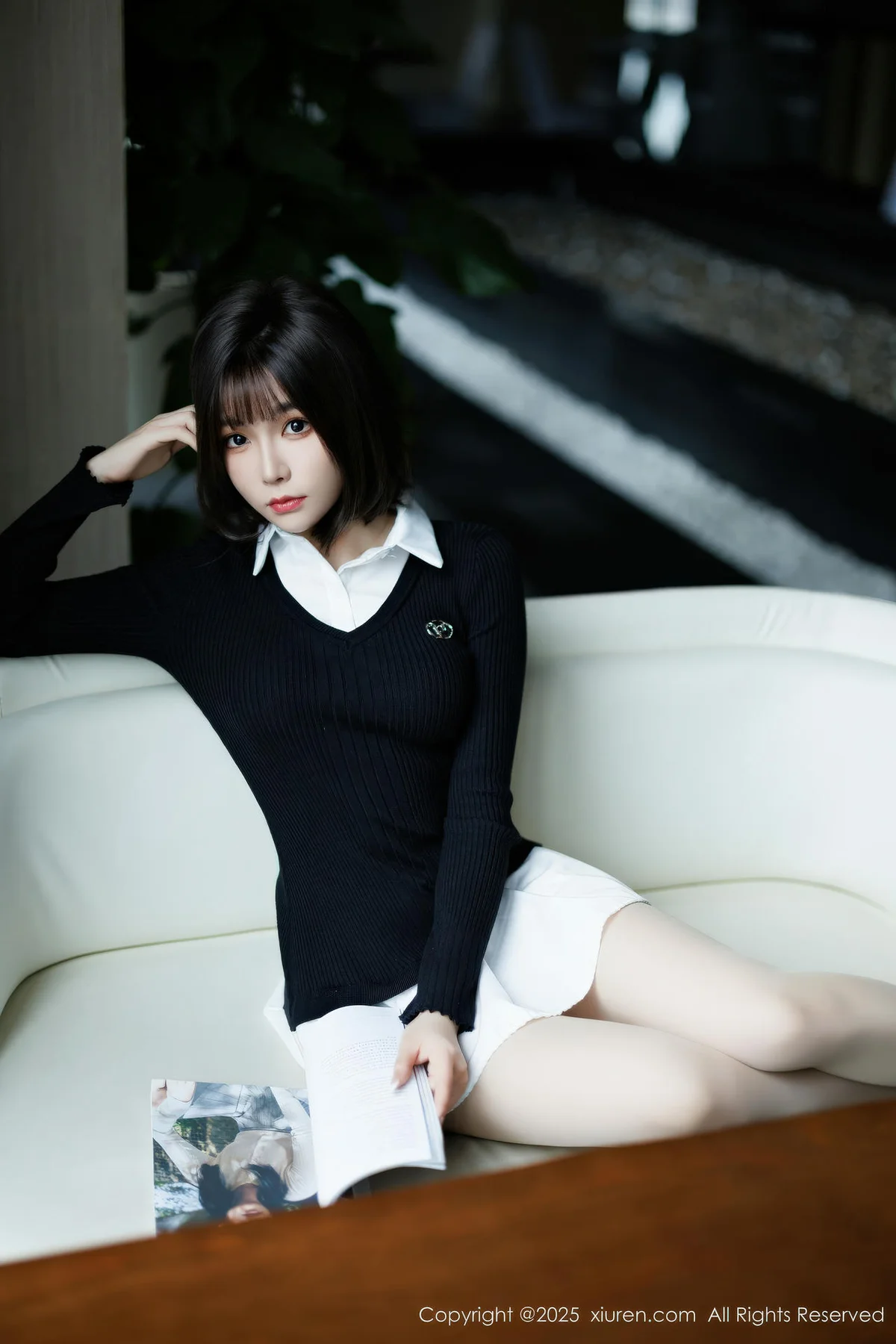 XiuRen 秀人 No.11138 莉芝荔枝 黑色情趣服饰 - 13