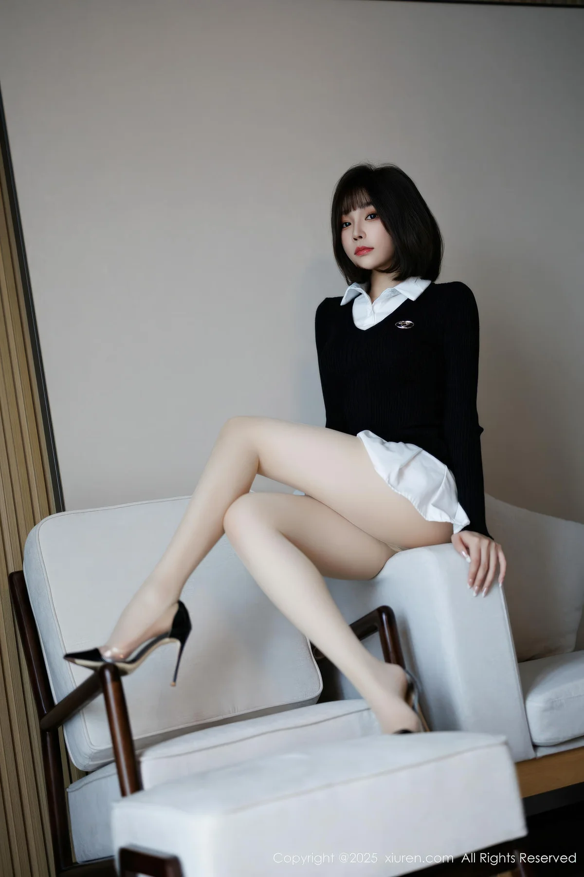 XiuRen 秀人 No.11138 莉芝荔枝 黑色情趣服饰 - 20