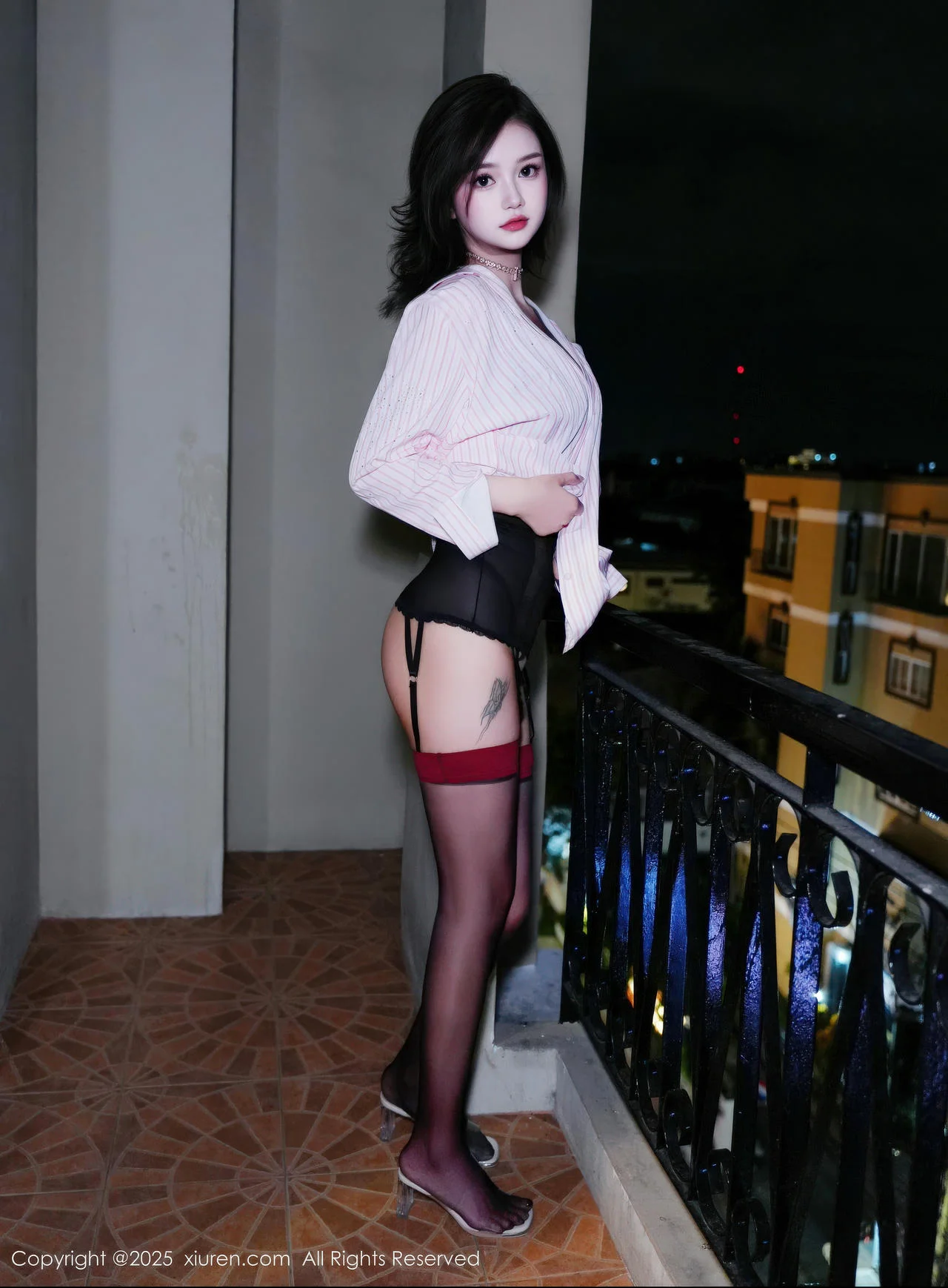 XiuRen 秀人 No.11139 特蕾莎 黑色情趣内衣 - 11