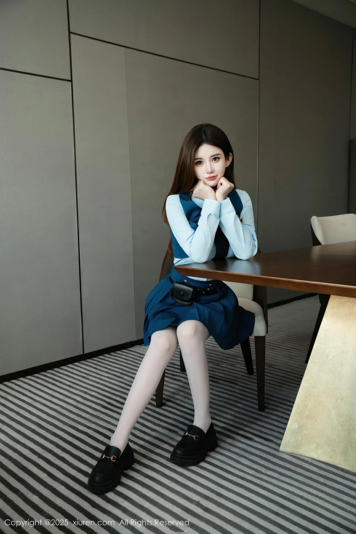 XiuRen 秀人 No.11141 苏甜橙子 性感JK制服 - 3