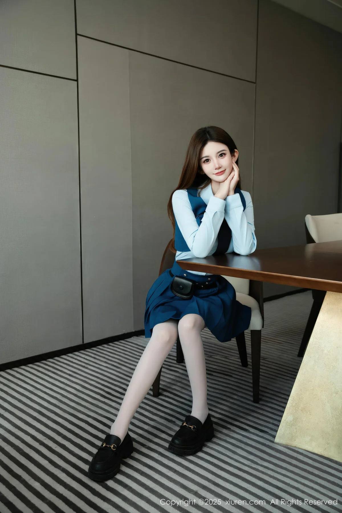 XiuRen 秀人 No.11141 苏甜橙子 性感JK制服 - 11