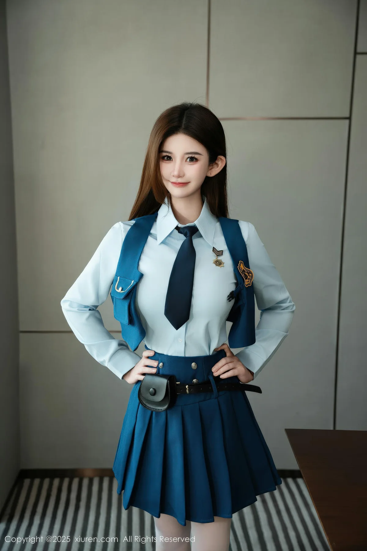 XiuRen 秀人 No.11141 苏甜橙子 性感JK制服 - 12