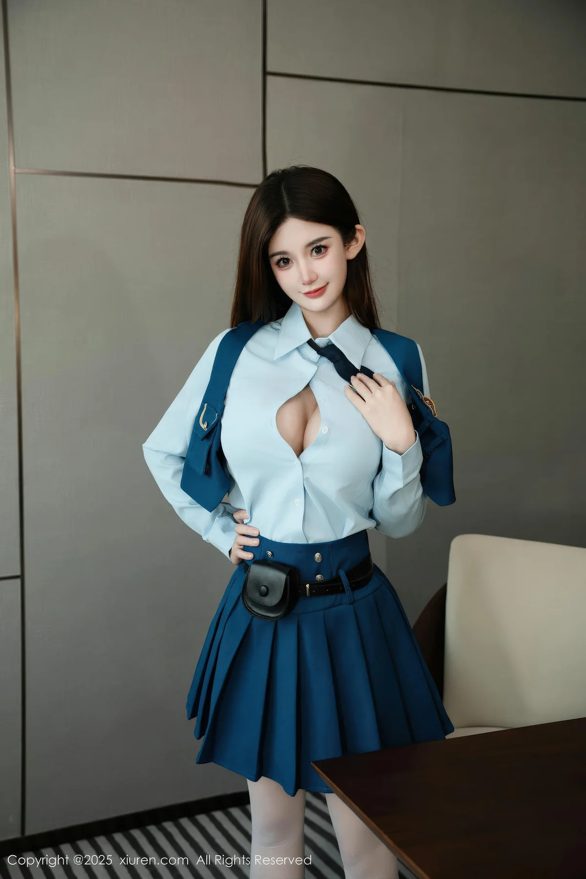 XiuRen 秀人 No.11141 苏甜橙子 性感JK制服 - 21