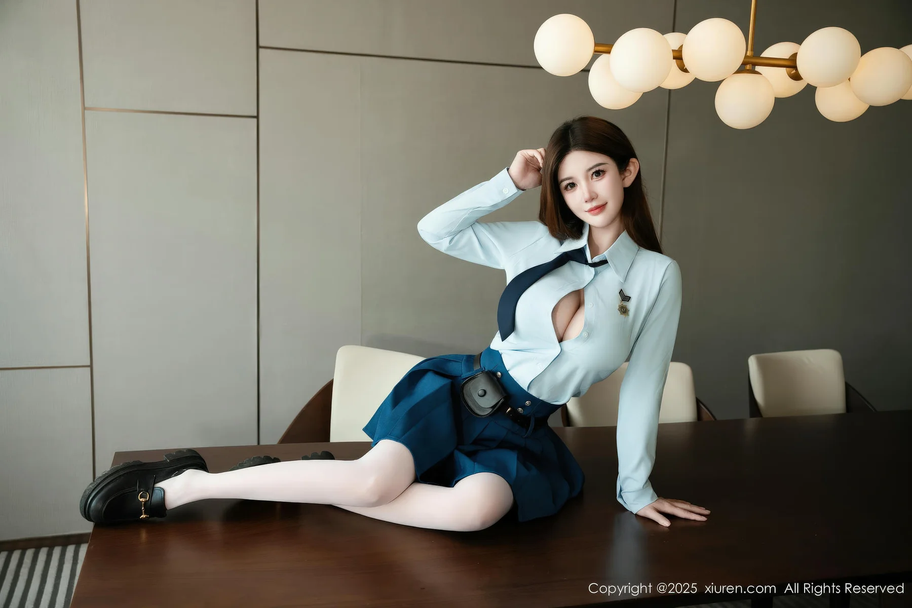 XiuRen 秀人 No.11141 苏甜橙子 性感JK制服 - 31
