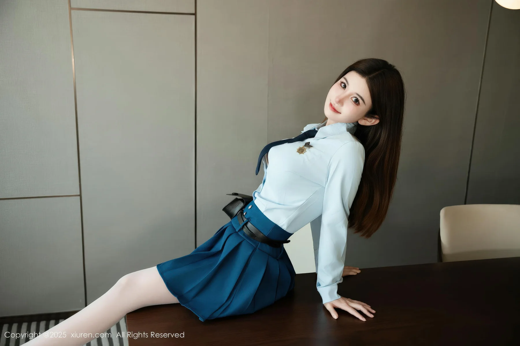 XiuRen 秀人 No.11141 苏甜橙子 性感JK制服 - 45