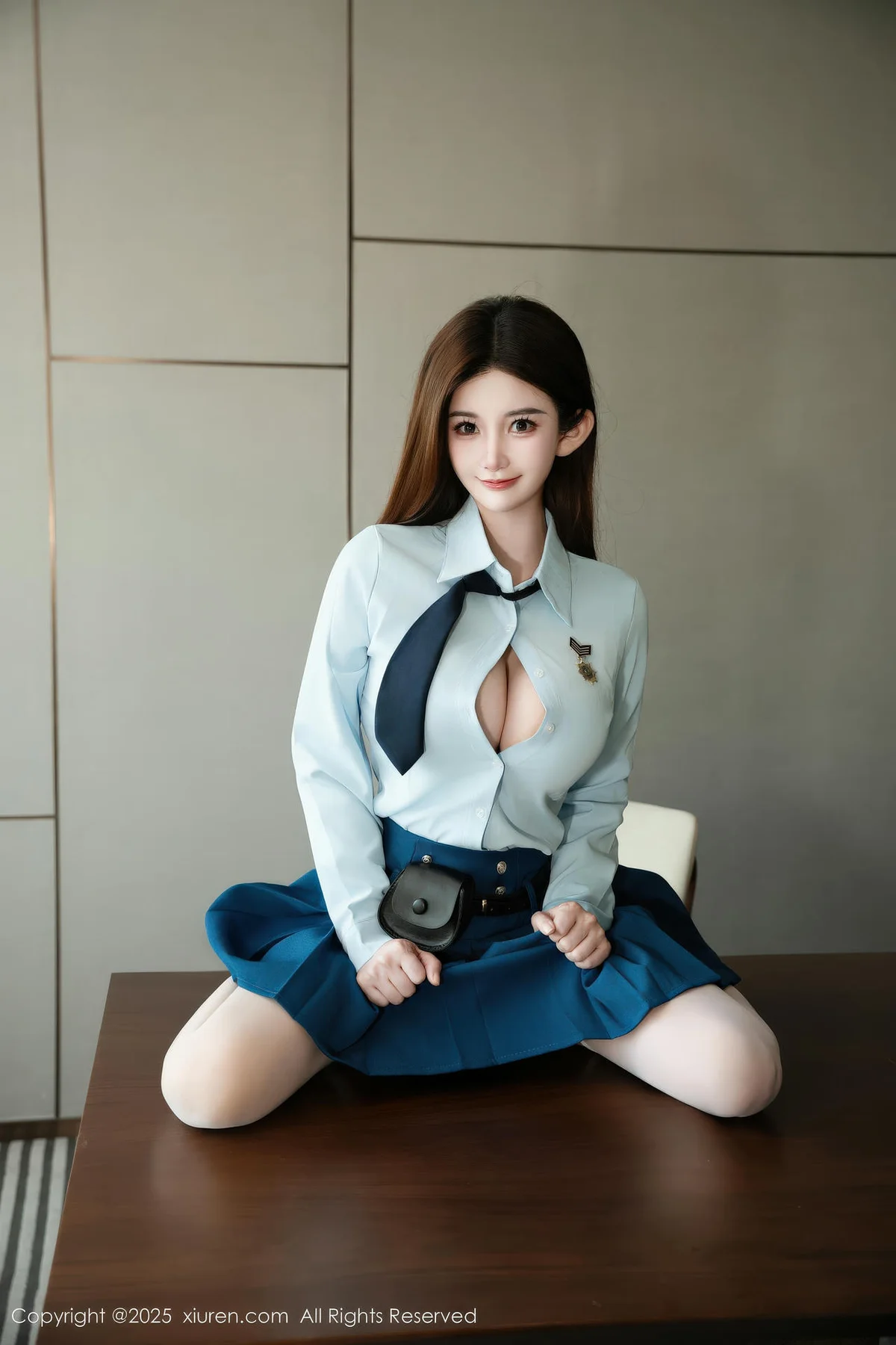 XiuRen 秀人 No.11141 苏甜橙子 性感JK制服 - 46