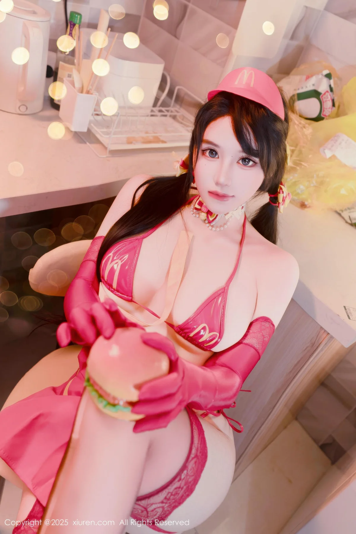 XiuRen 秀人 No.11154 汐汐爱吃草莓 邻家女孩在校生 - 16