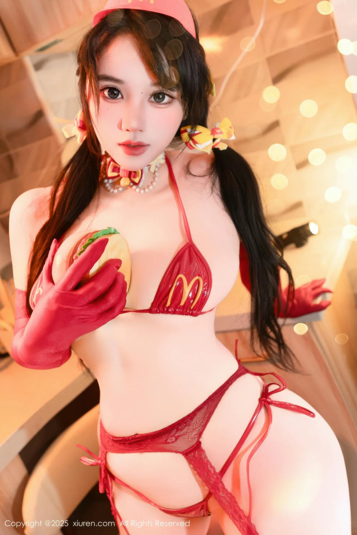 XiuRen 秀人 No.11154 汐汐爱吃草莓 邻家女孩在校生 - 24
