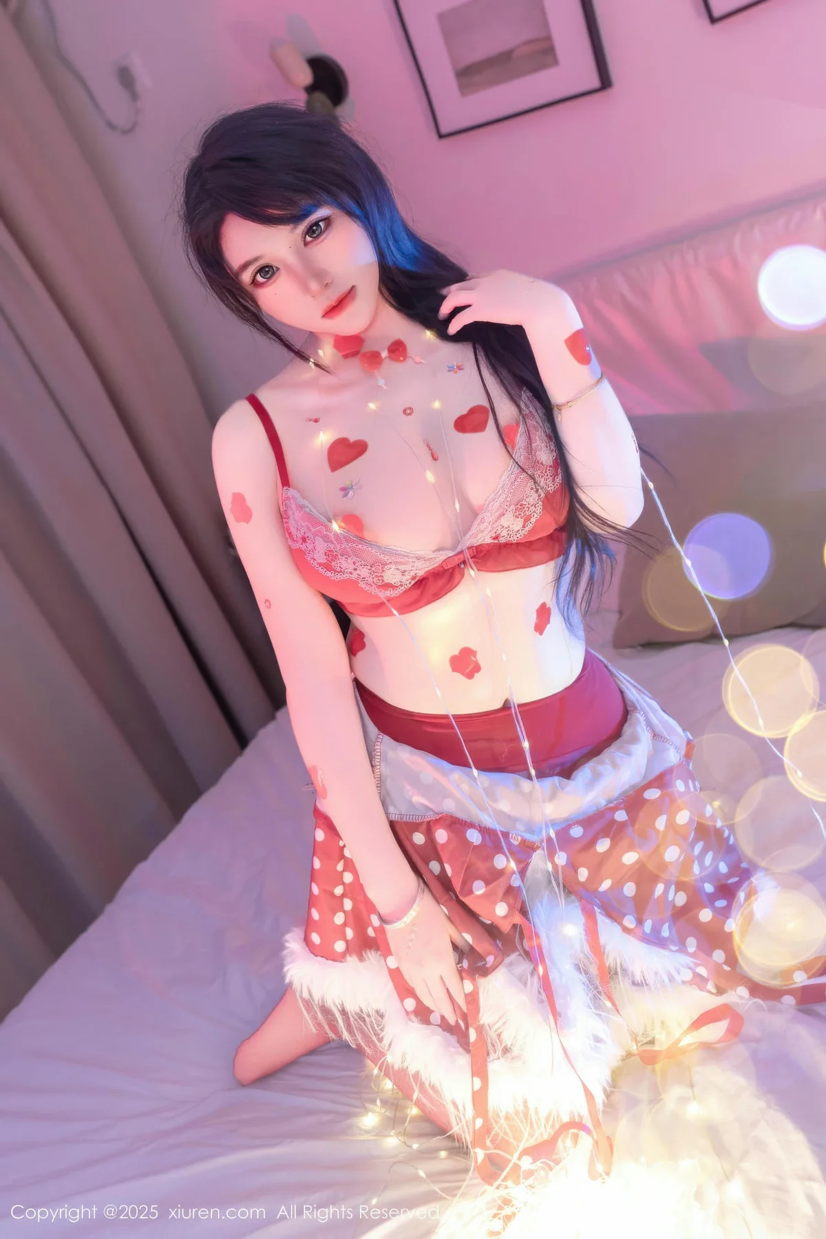 XiuRen 秀人 No.11154 汐汐爱吃草莓 邻家女孩在校生 - 65