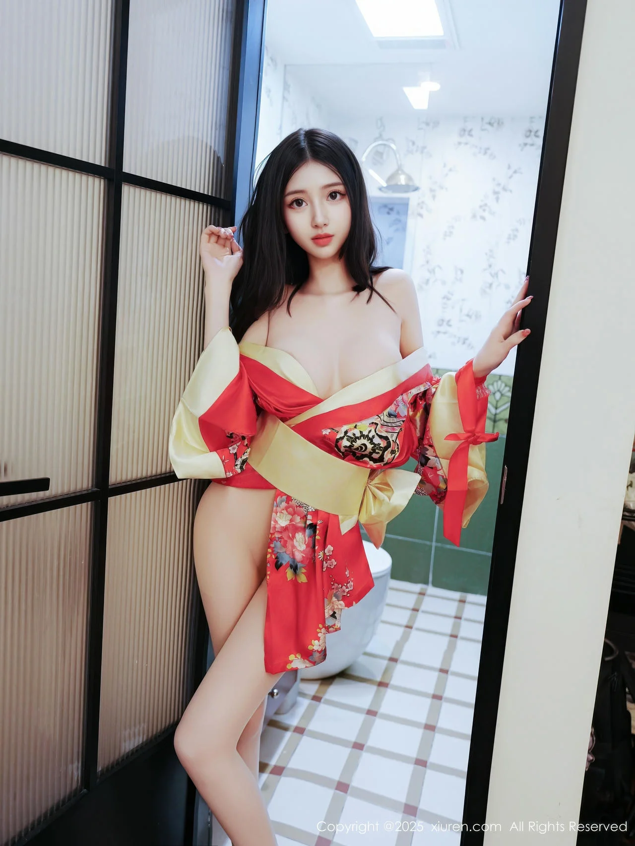 XiuRen 秀人 No.11155 白小蝶 红色连衣短裙 - 36