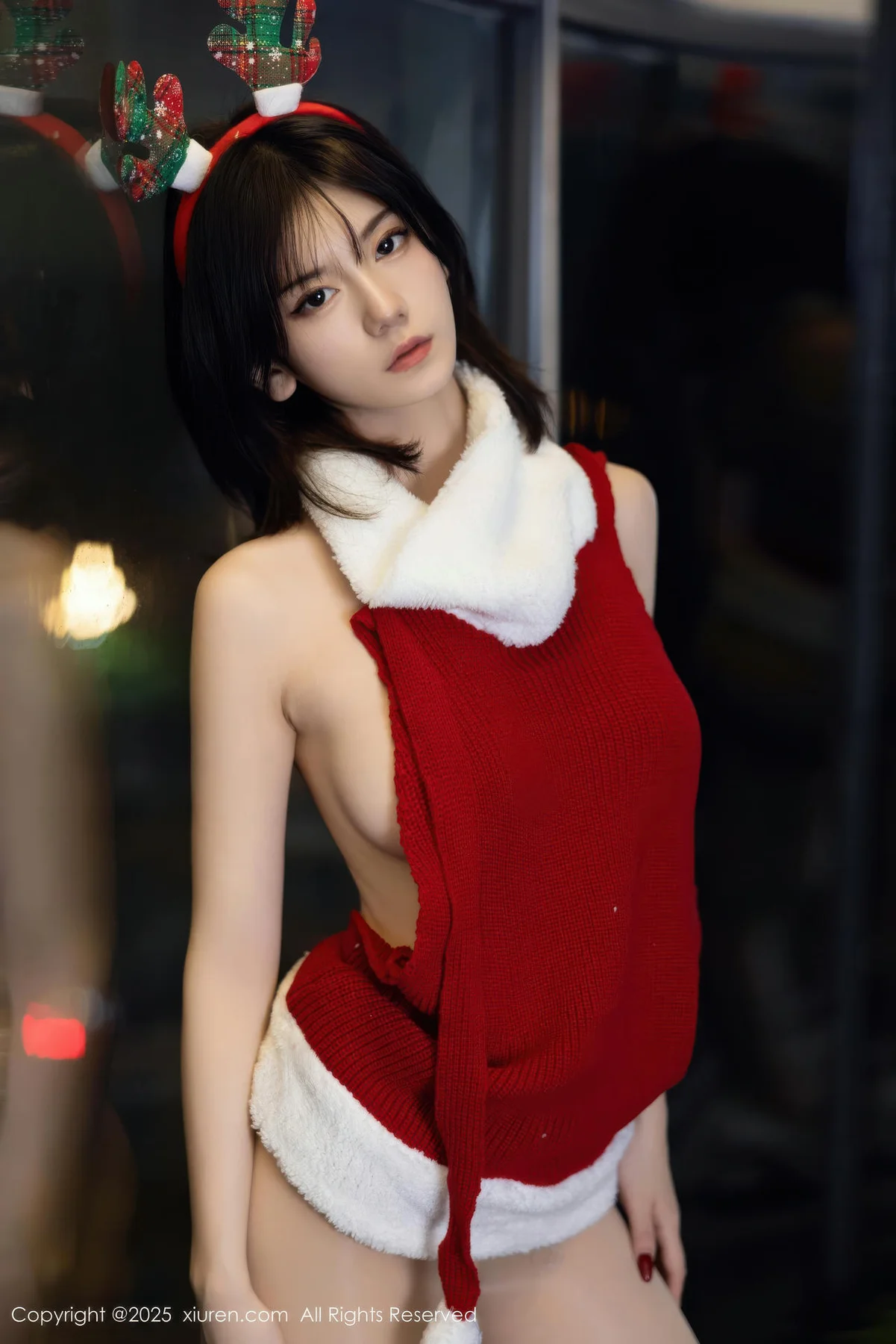 XiuRen 秀人 No.11158 凌七七 红色毛衣爆乳玉背 - 17