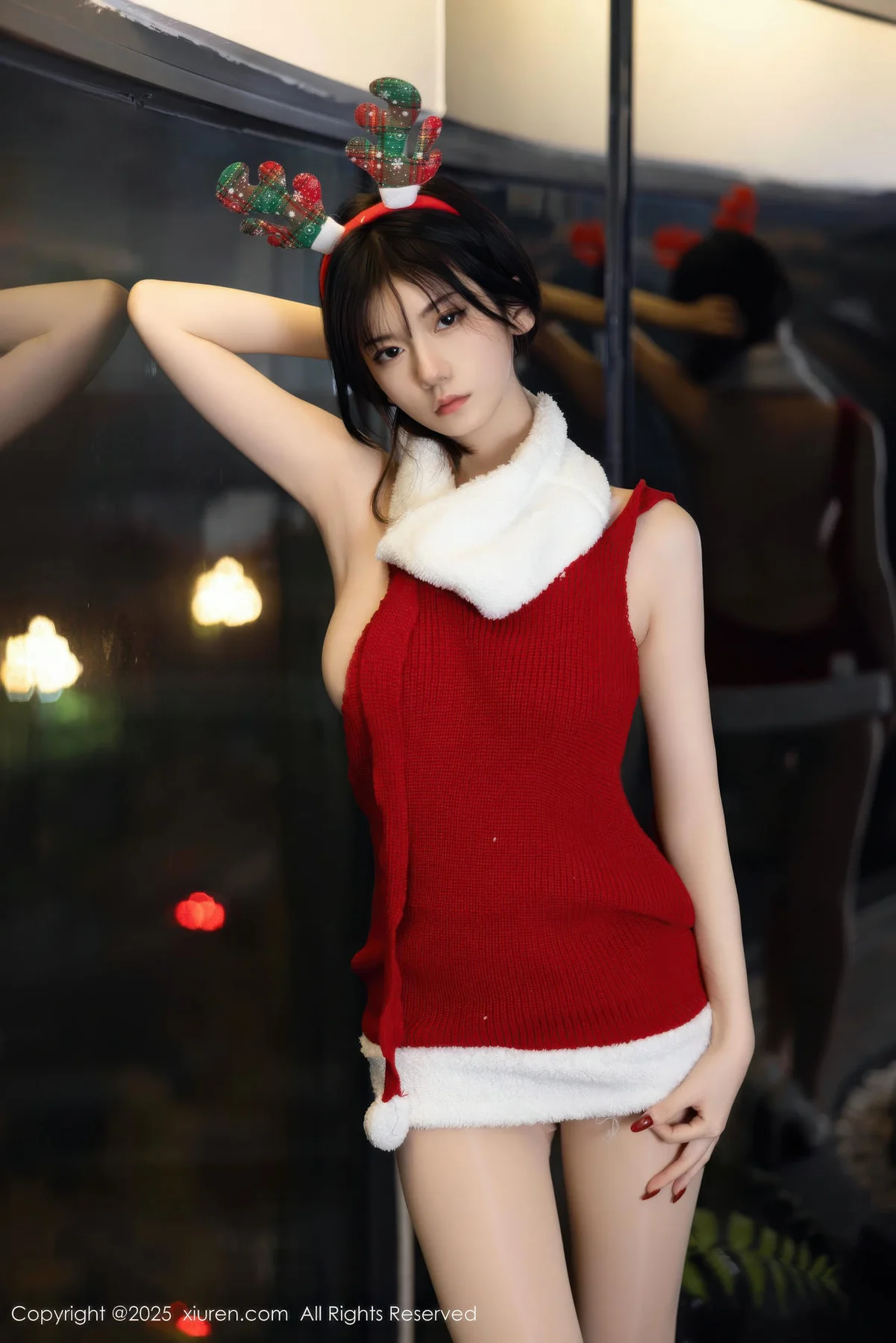 XiuRen 秀人 No.11158 凌七七 红色毛衣爆乳玉背 - 18