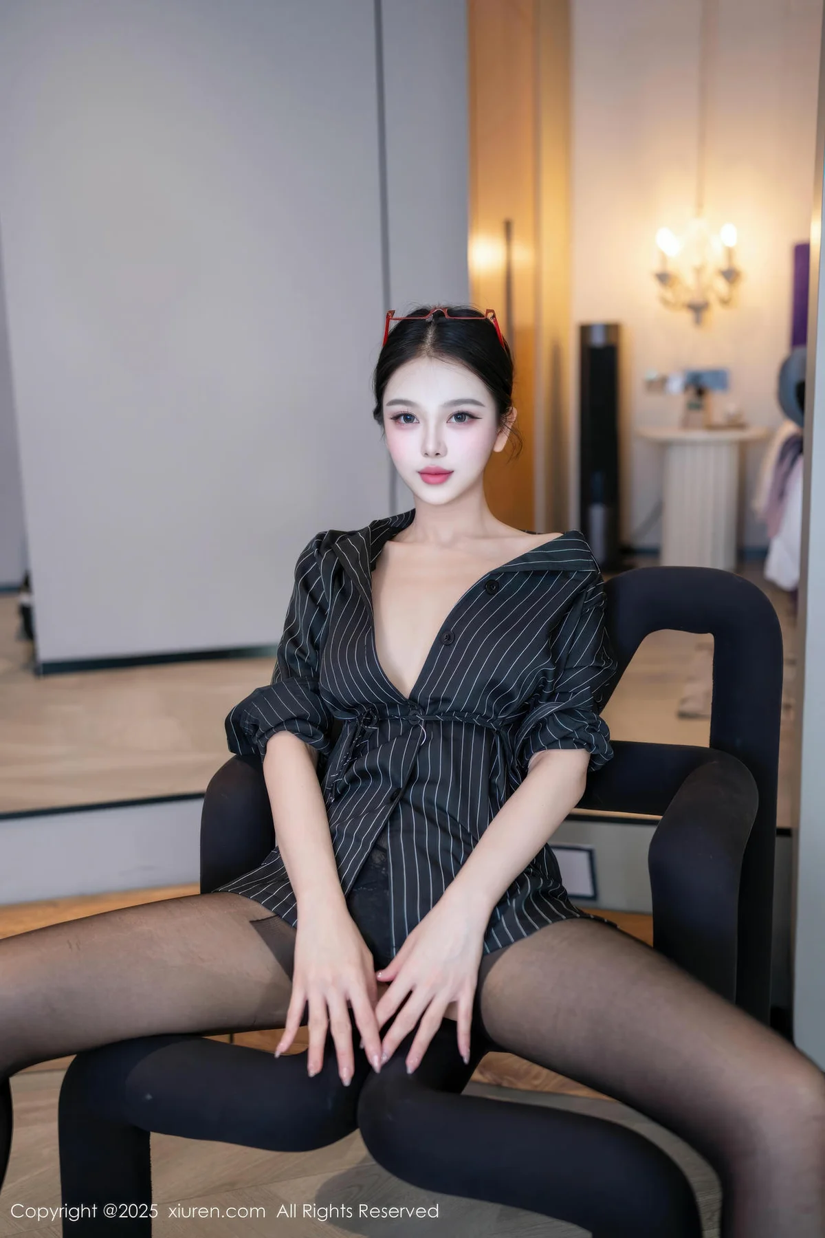 XiuRen 秀人 No.11160 诺诺子 魅惑黑丝曼妙身姿 - 12