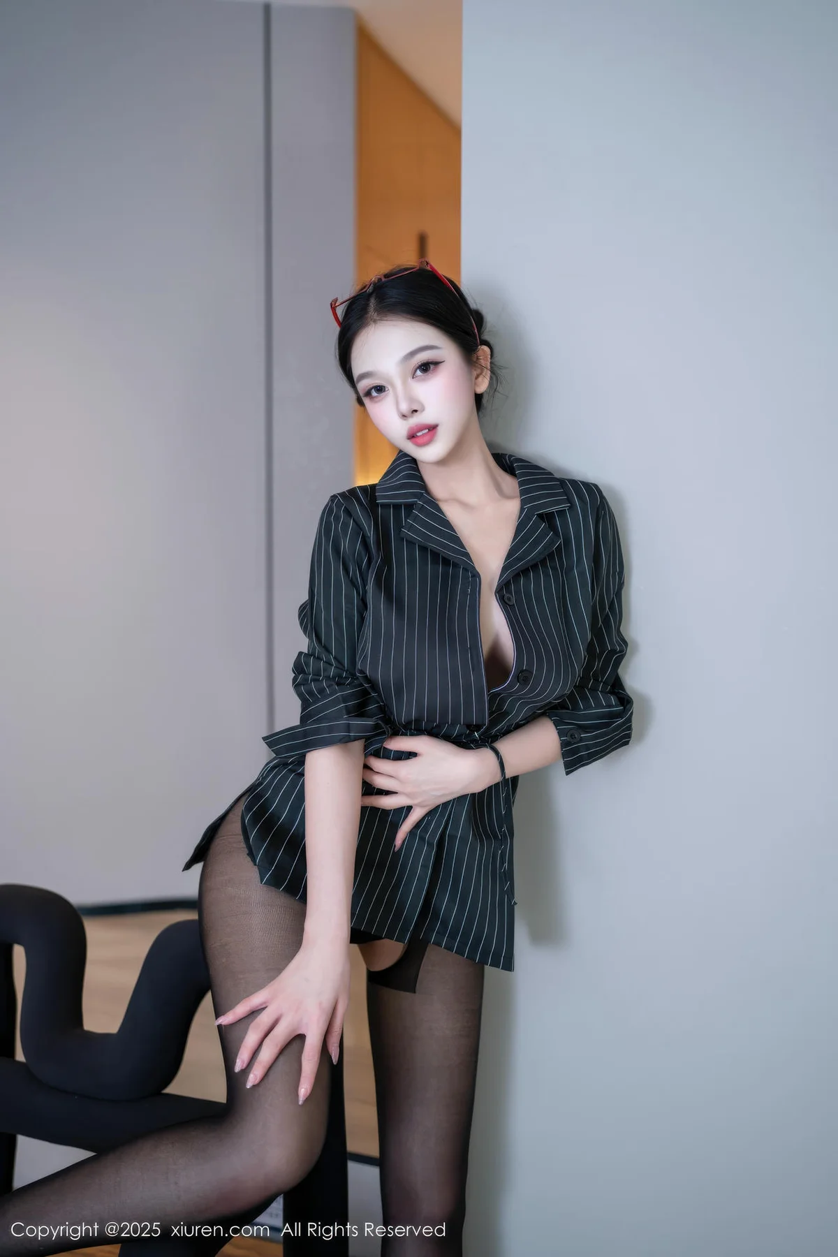 XiuRen 秀人 No.11160 诺诺子 魅惑黑丝曼妙身姿 - 22
