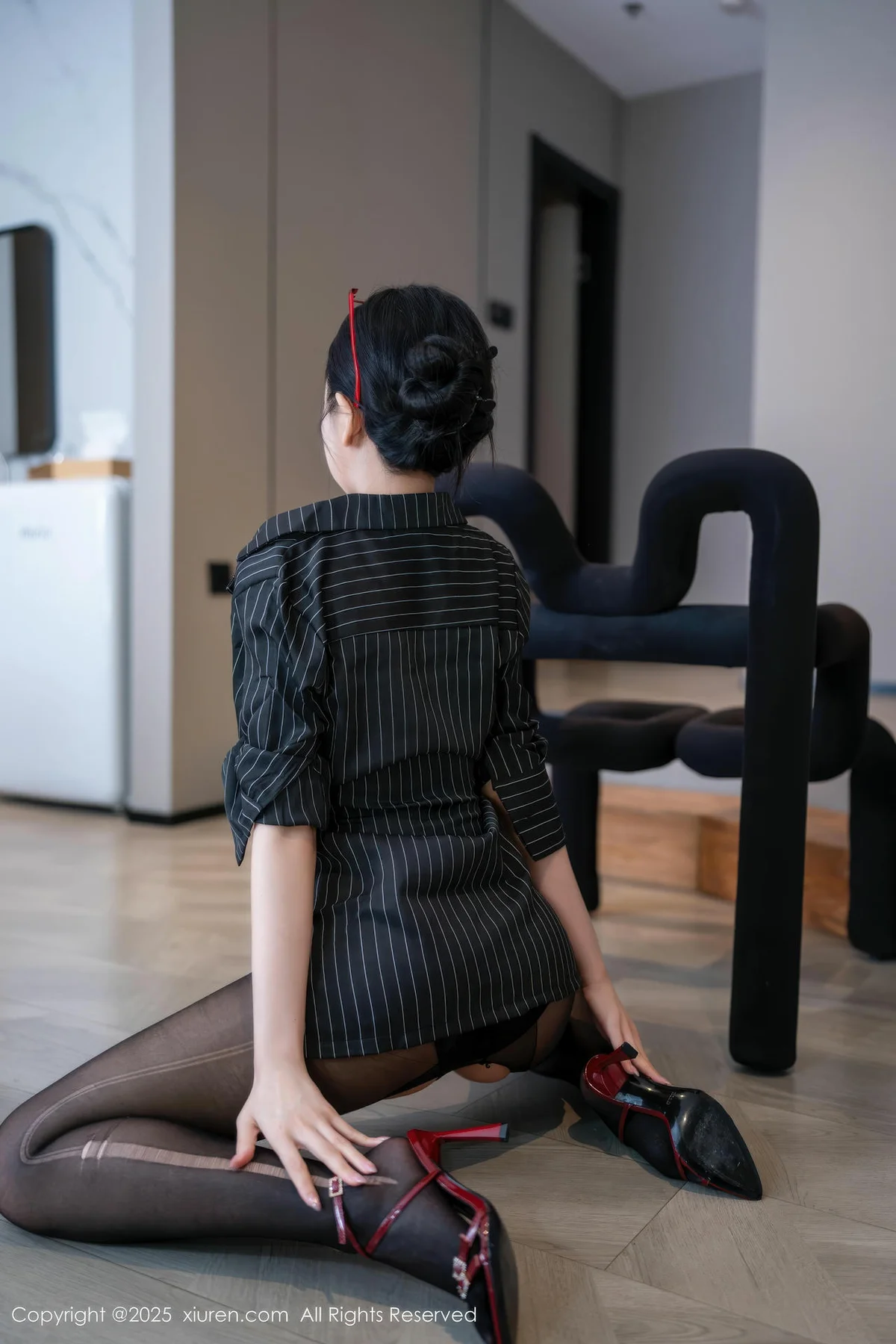 XiuRen 秀人 No.11160 诺诺子 魅惑黑丝曼妙身姿 - 33