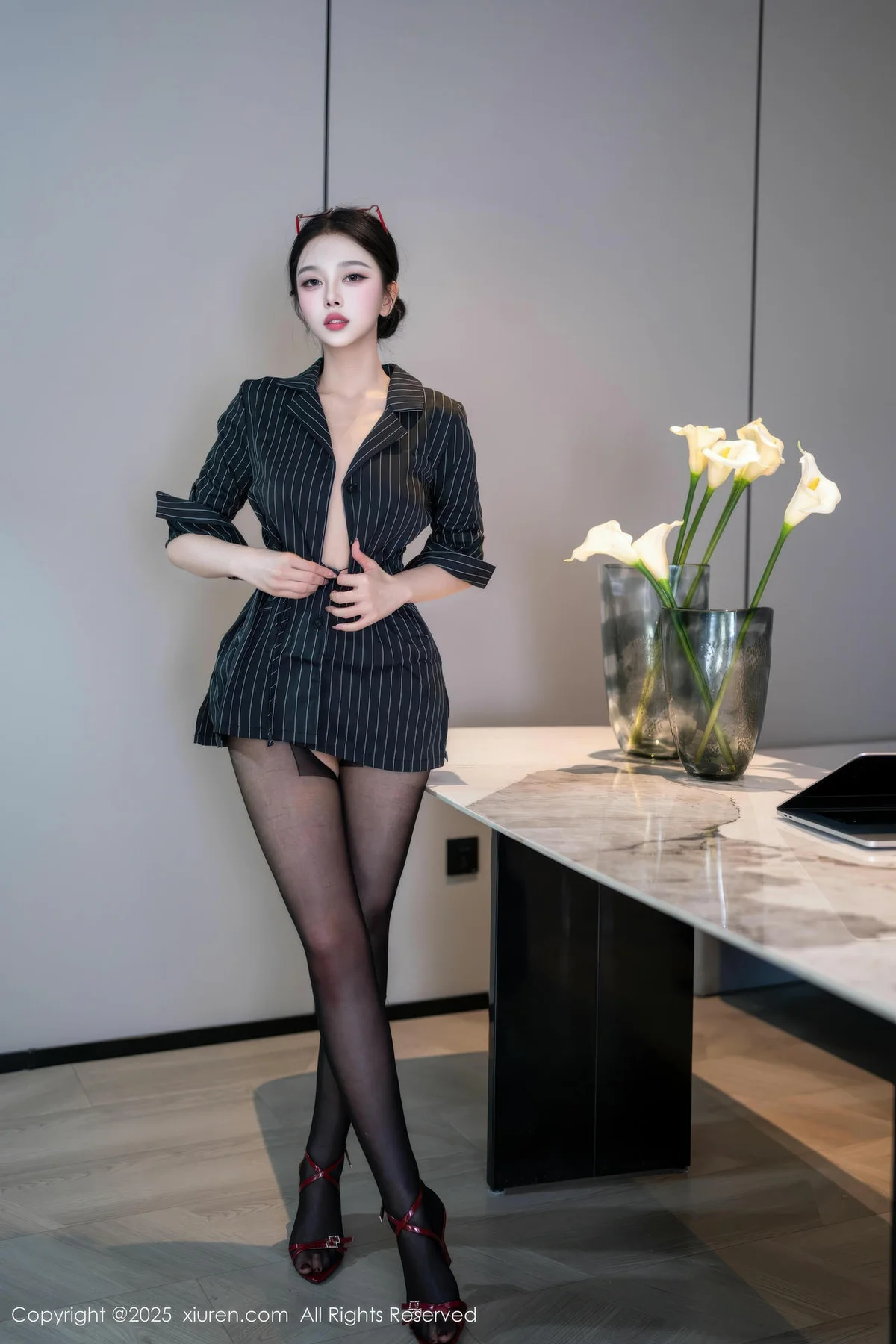 XiuRen 秀人 No.11160 诺诺子 魅惑黑丝曼妙身姿 - 37