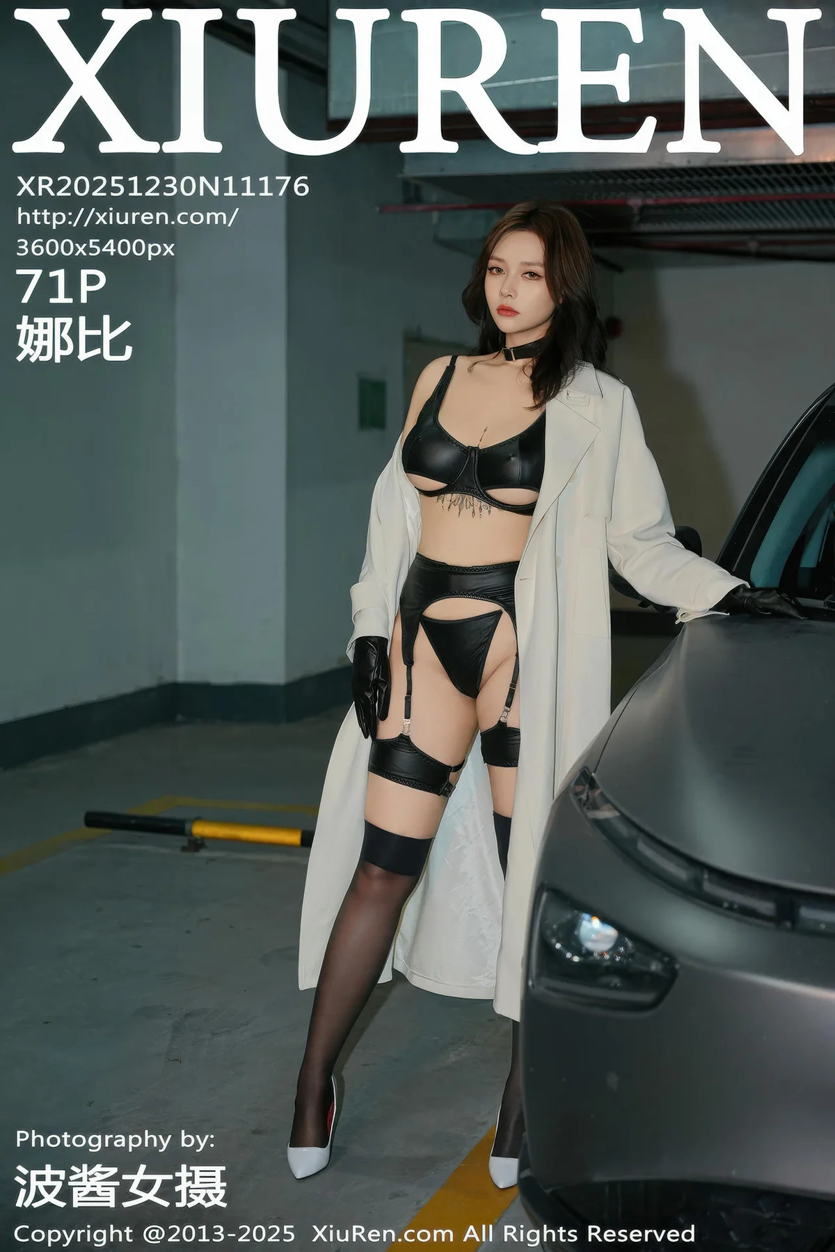 XiuRen 秀人 No.11176 娜比 黑色情趣内衣 - 72