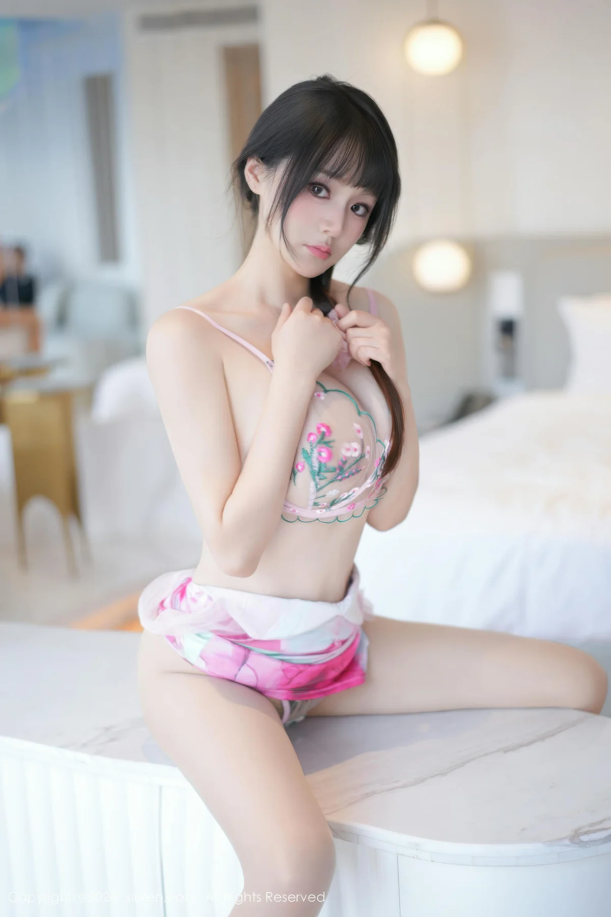XiuRen 秀人 No.11177 沈南汐RuRu 花色连衣短裙 - 33
