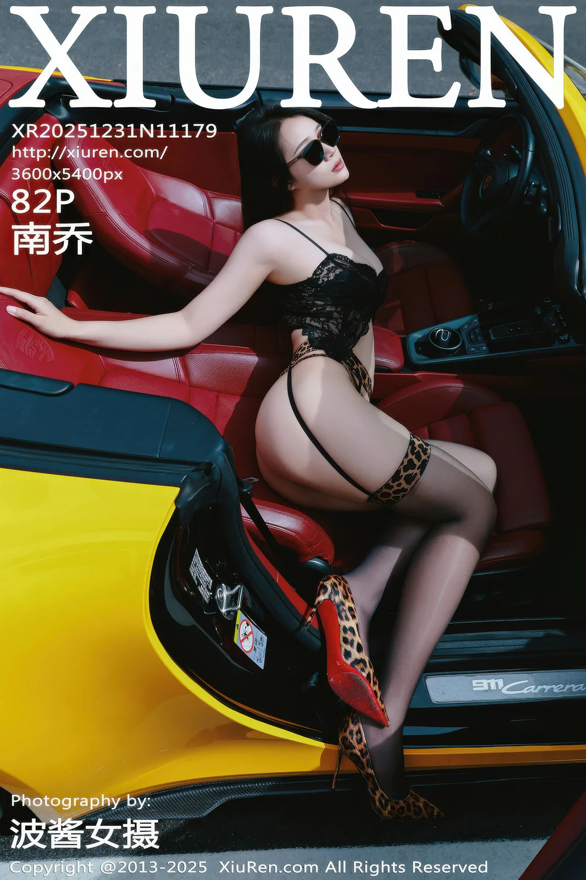 XiuRen 秀人 No.11179 南乔 黑色情趣内衣 - 83