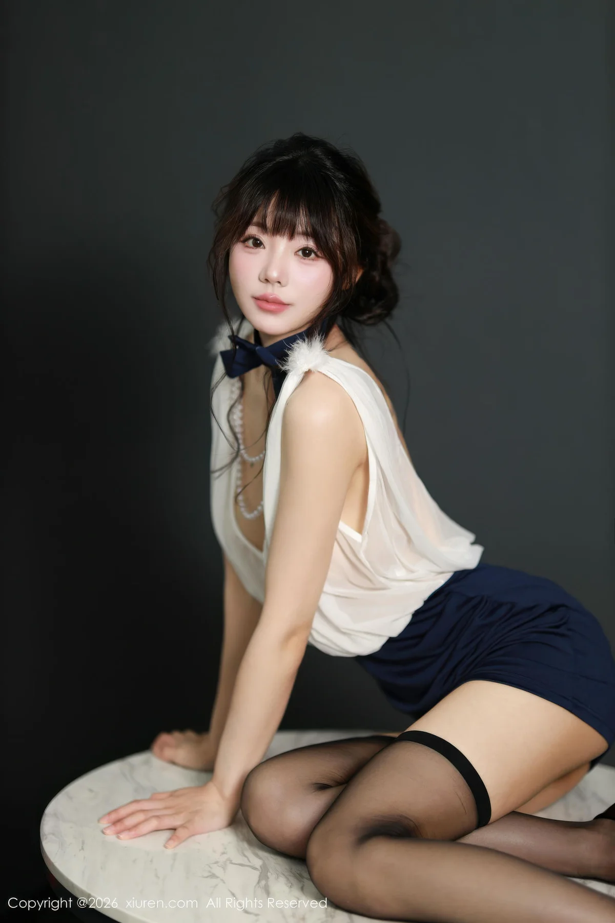 XiuRen 秀人 No.11191 佘贝拉Bella 蓝色包臀裙 - 15