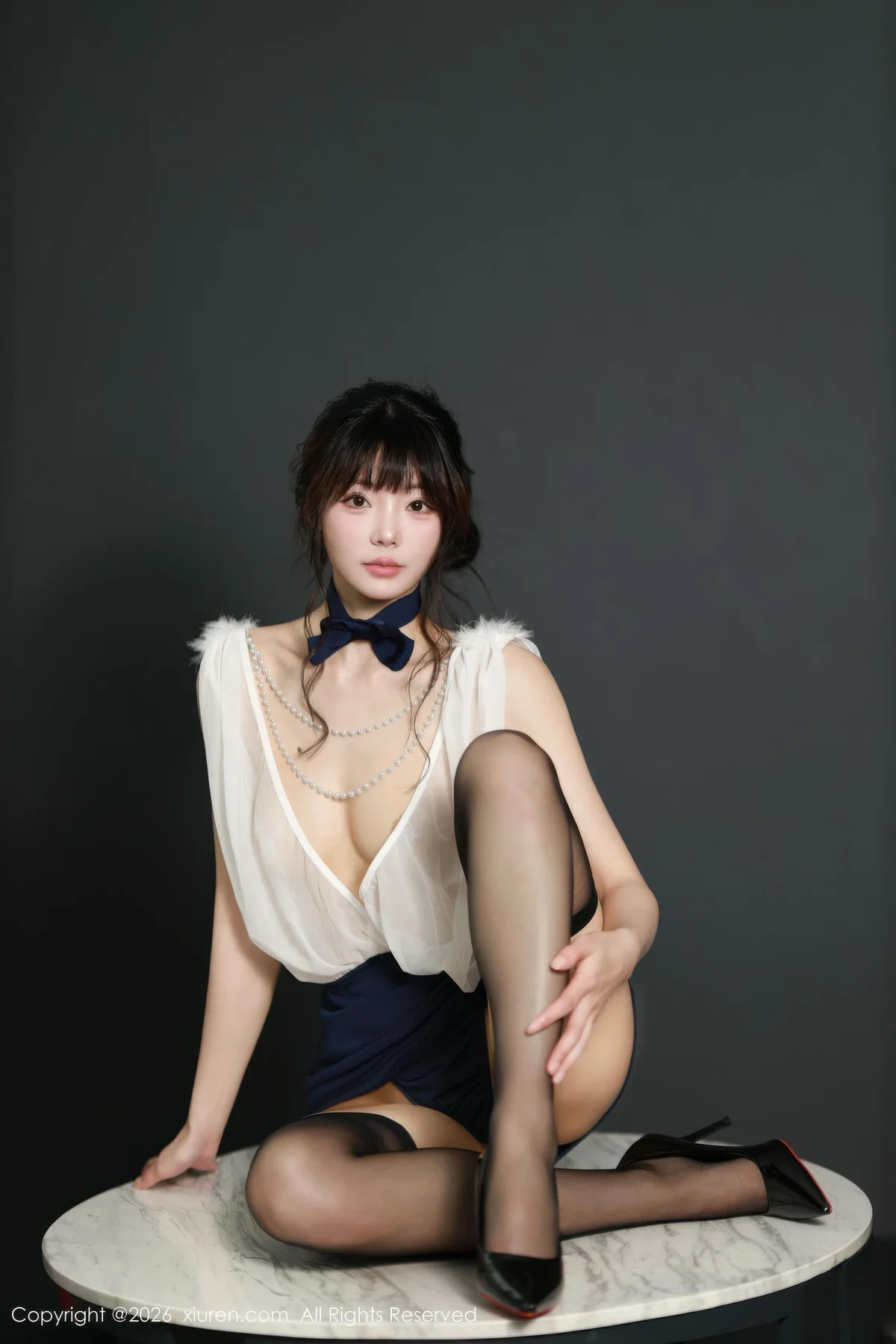 XiuRen 秀人 No.11191 佘贝拉Bella 蓝色包臀裙 - 18