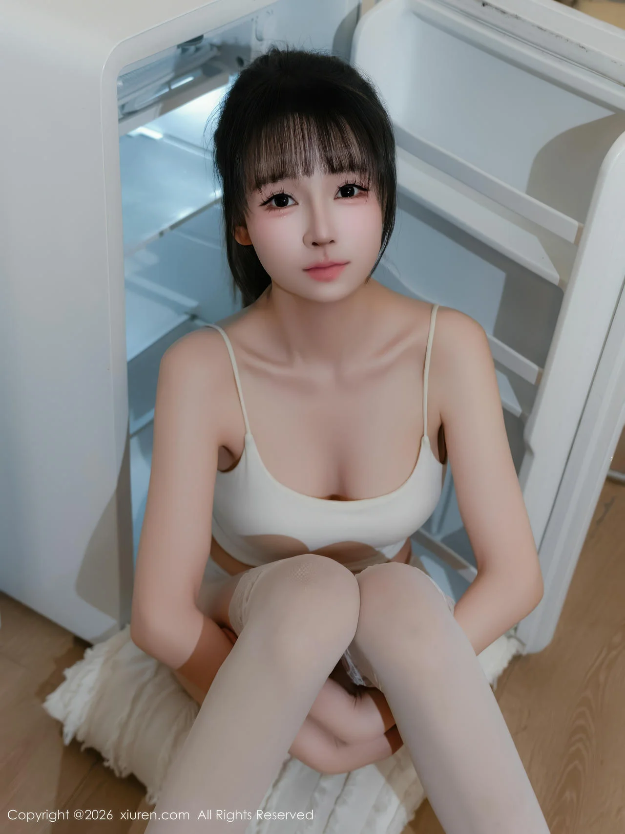 XiuRen 秀人 No.11196 沈蜜儿 少女黄色连衣裙白丝 - 15