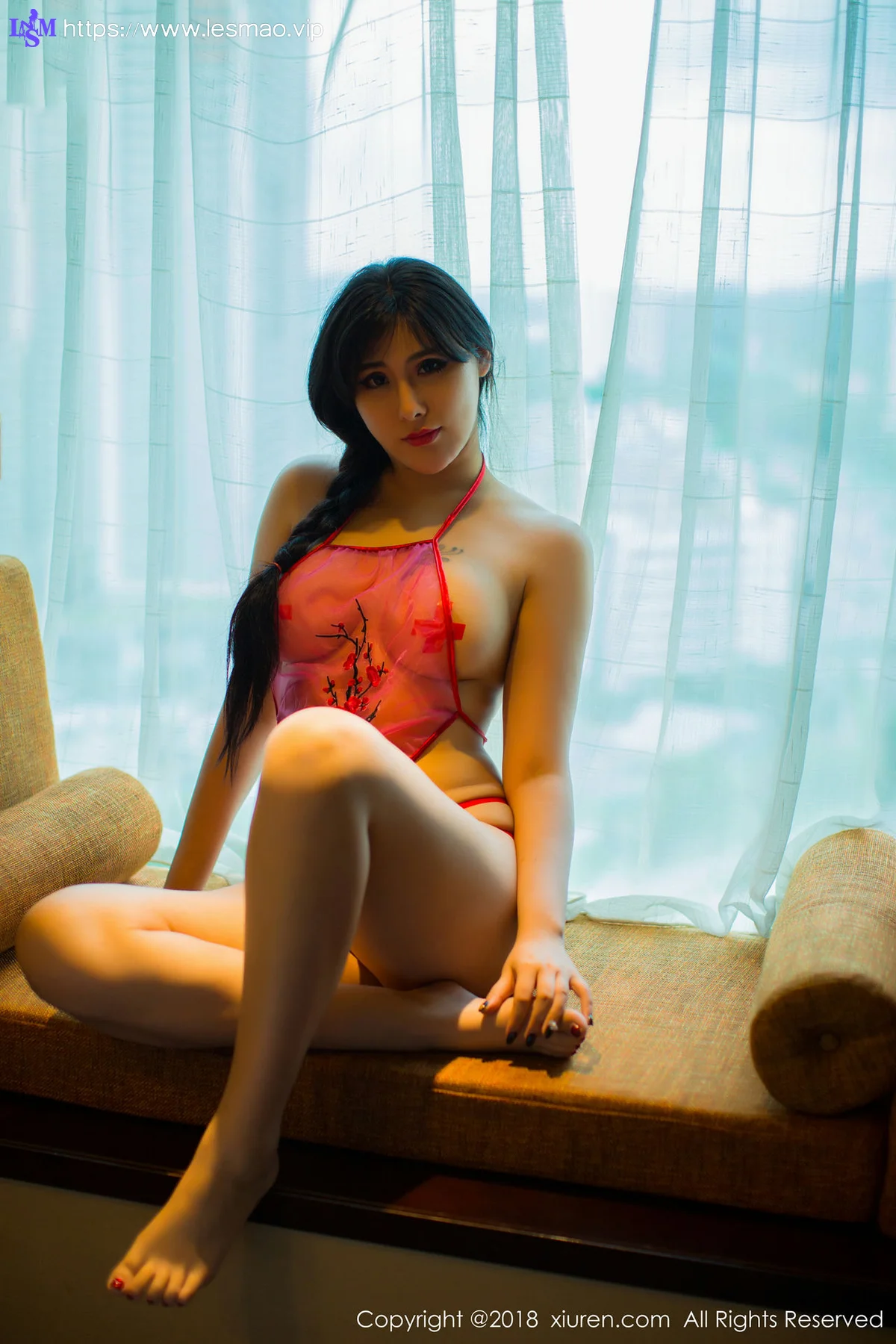 XiuRen 秀人 No.1120 孟狐狸FoxYini 情趣肚兜 - 33