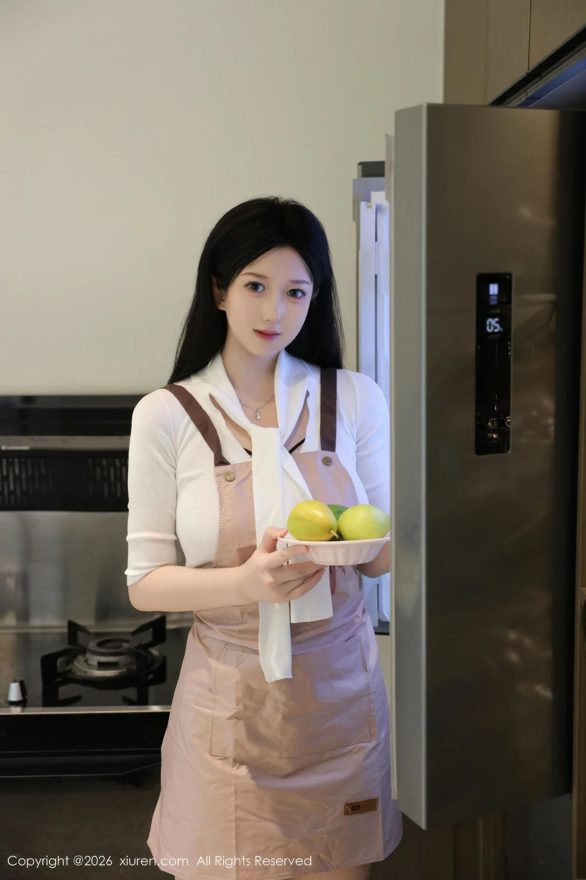 XiuRen 秀人 No.11207 奶思兔巨乳首套写真紫色包臀裙 - 11
