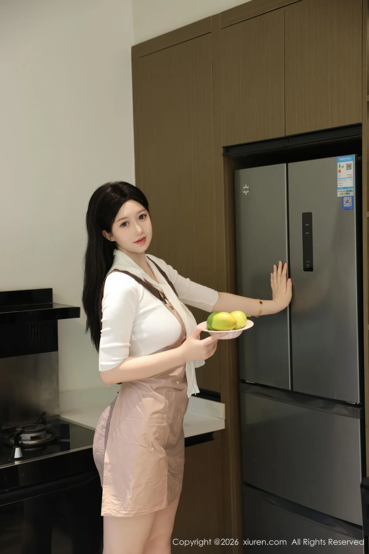 XiuRen 秀人 No.11207 奶思兔巨乳首套写真紫色包臀裙 - 13