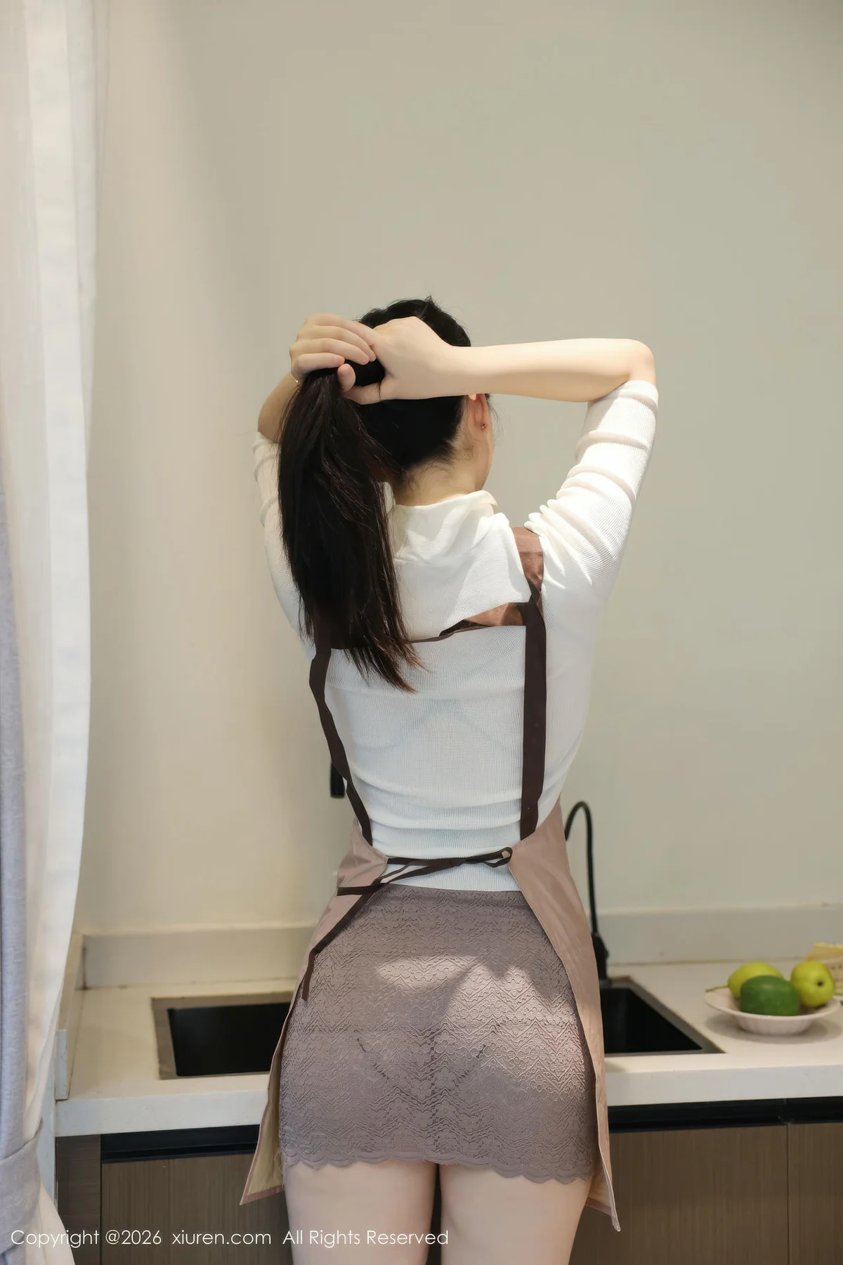 XiuRen 秀人 No.11207 奶思兔巨乳首套写真紫色包臀裙 - 19