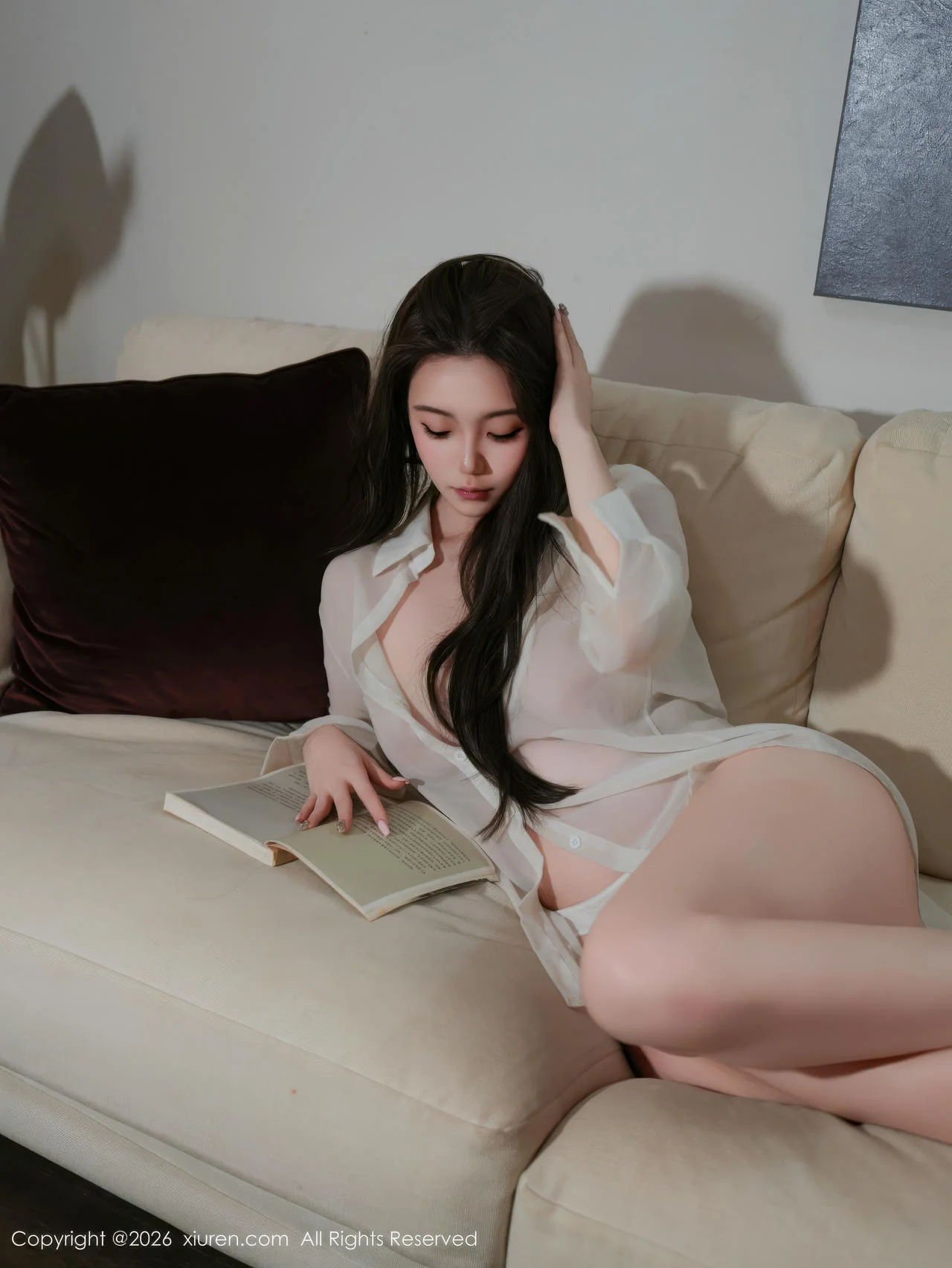 XiuRen 秀人 No.11208 Laurel_Zoe性感白色衬衫 - 11