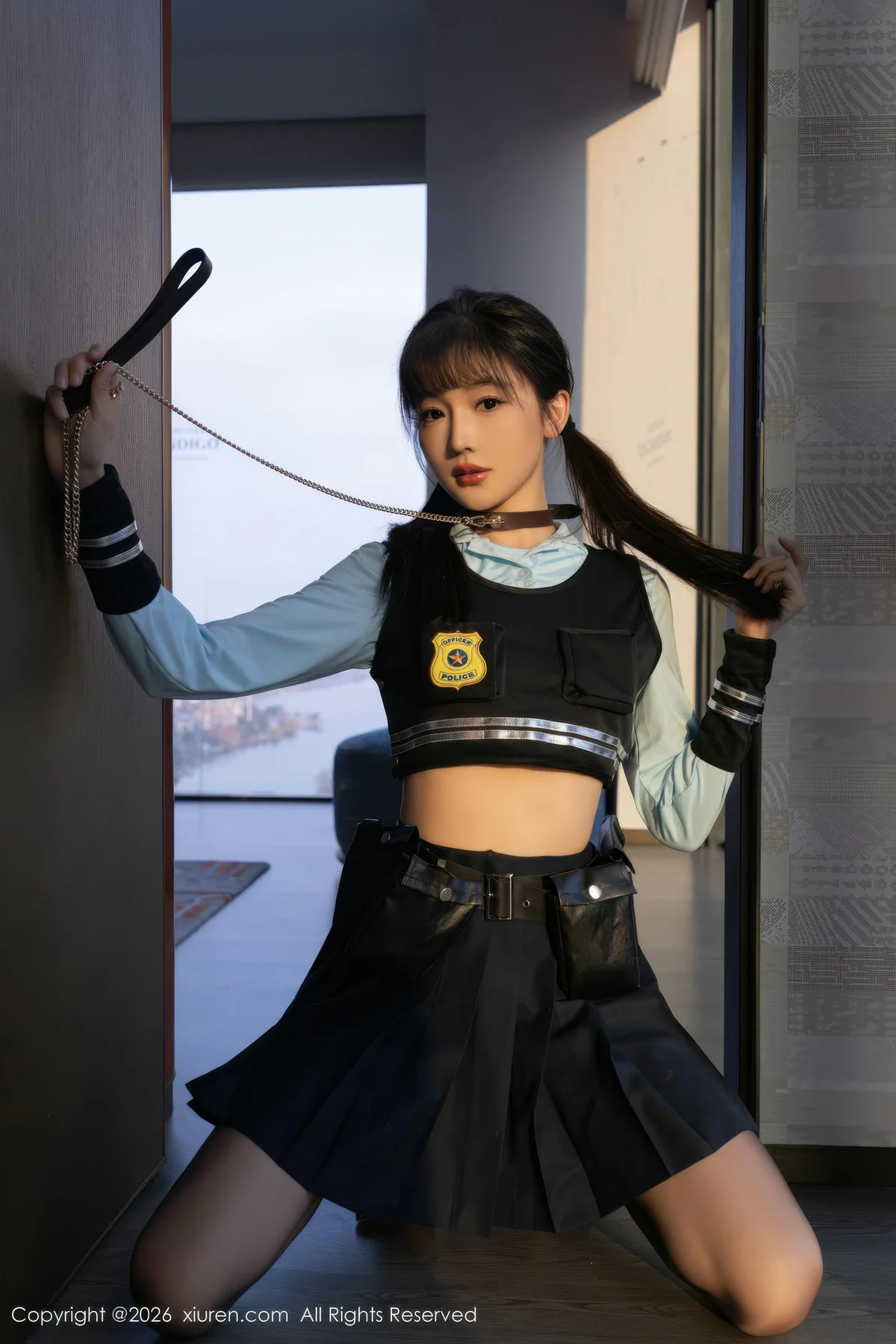 XiuRen 秀人 No.11209 陆萱萱蓝色制服诱惑 - 11