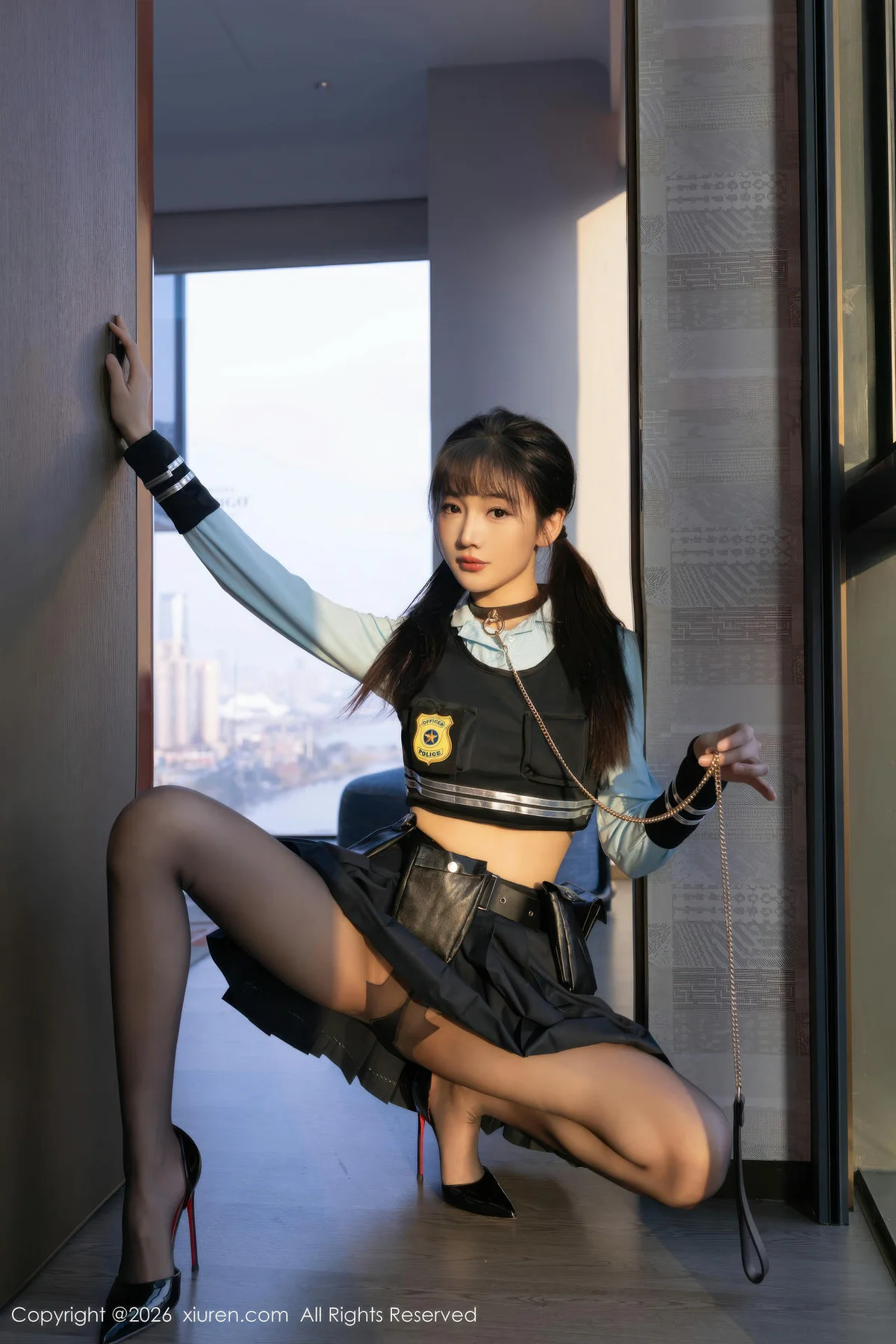 XiuRen 秀人 No.11209 陆萱萱蓝色制服诱惑 - 12