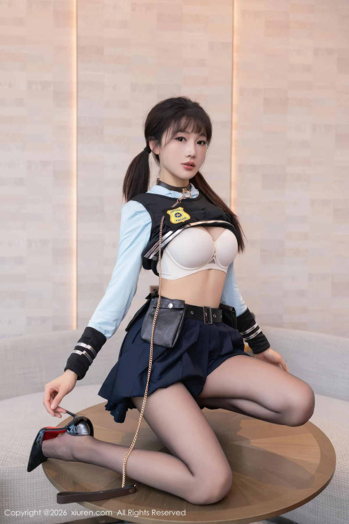 XiuRen 秀人 No.11209 陆萱萱蓝色制服诱惑 - 21