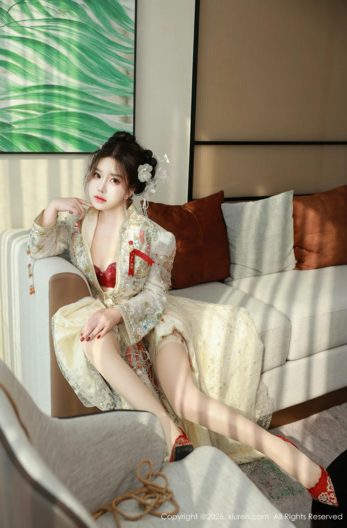 XiuRen 秀人 No.11220 小薯条nienie性感秀禾服饰 - 1