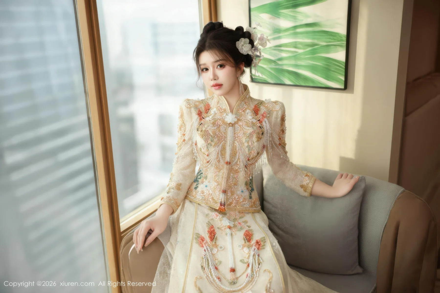 XiuRen 秀人 No.11220 小薯条nienie性感秀禾服饰 - 13