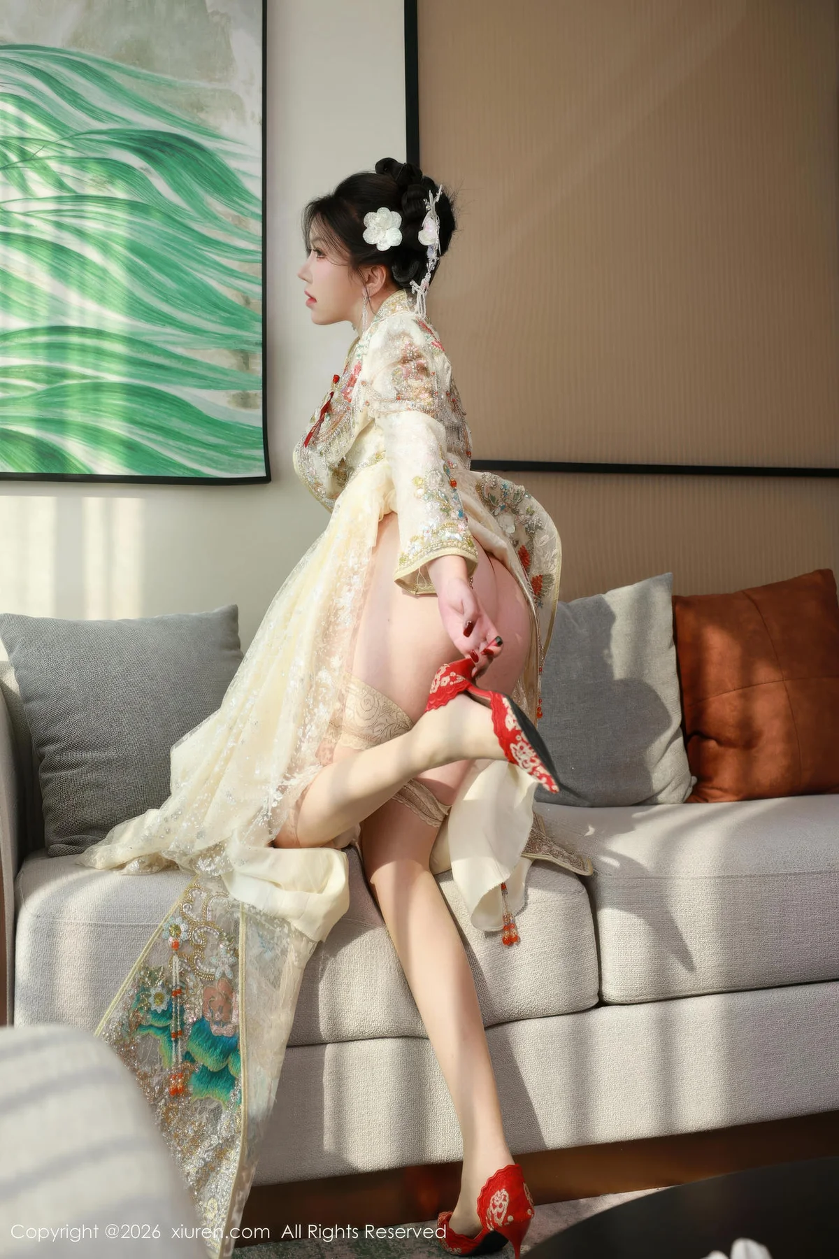 XiuRen 秀人 No.11220 小薯条nienie性感秀禾服饰 - 16