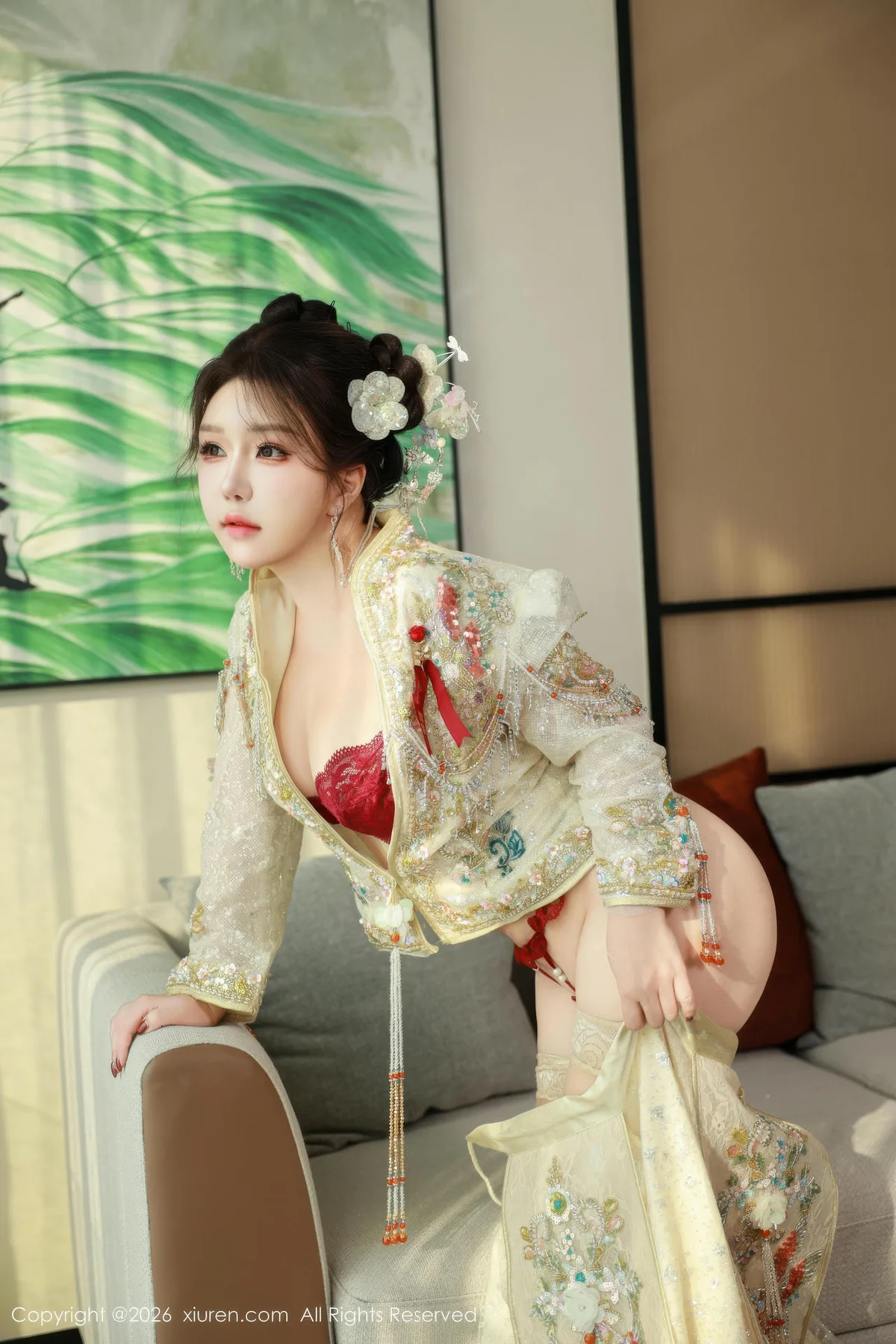 XiuRen 秀人 No.11220 小薯条nienie性感秀禾服饰 - 32