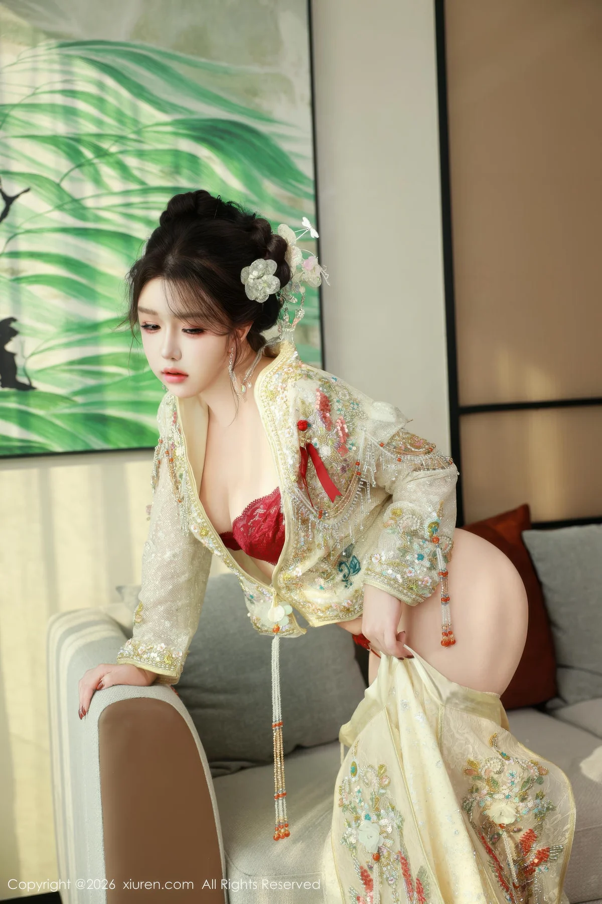 XiuRen 秀人 No.11220 小薯条nienie性感秀禾服饰 - 33