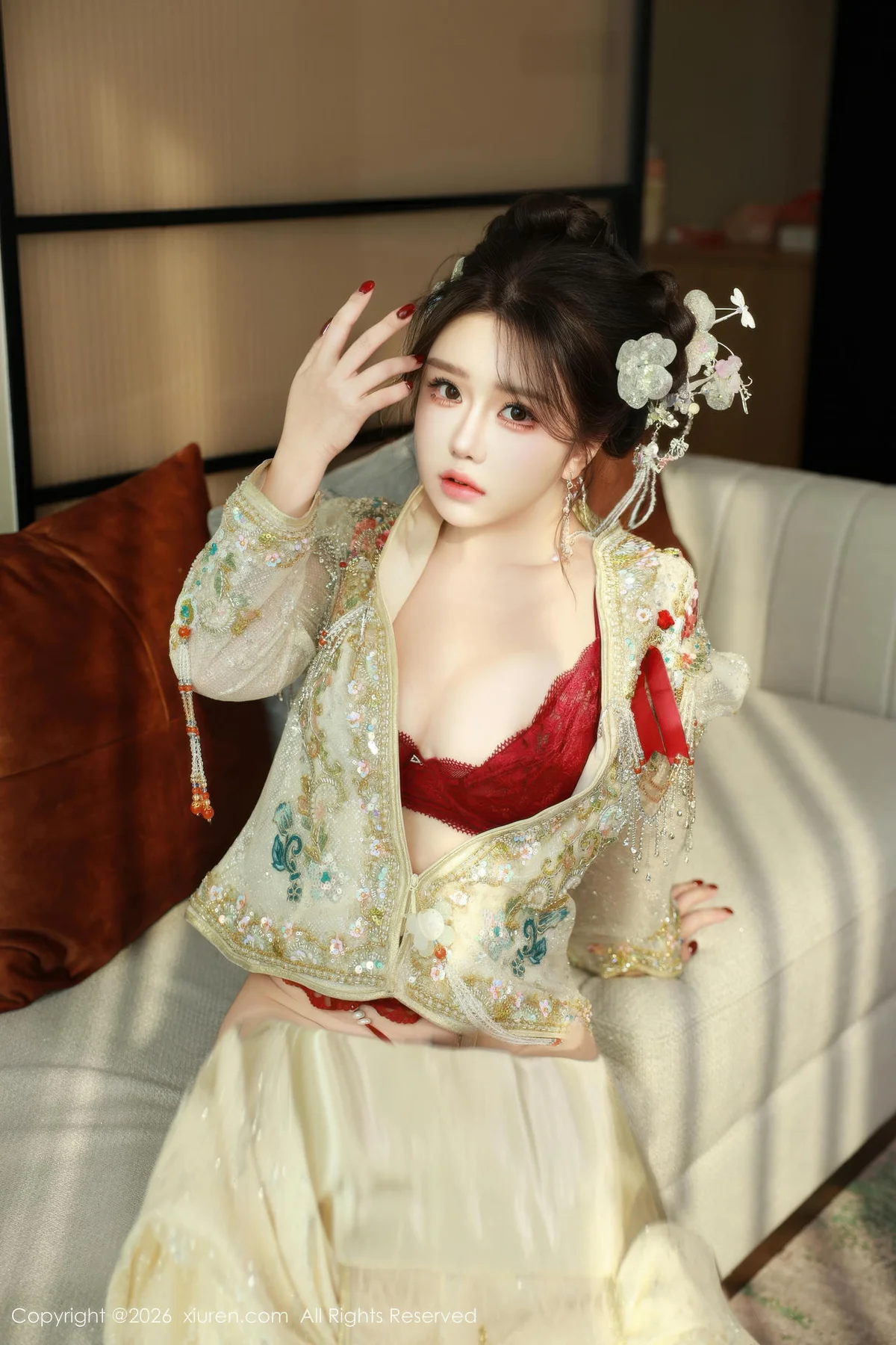 XiuRen 秀人 No.11220 小薯条nienie性感秀禾服饰 - 35
