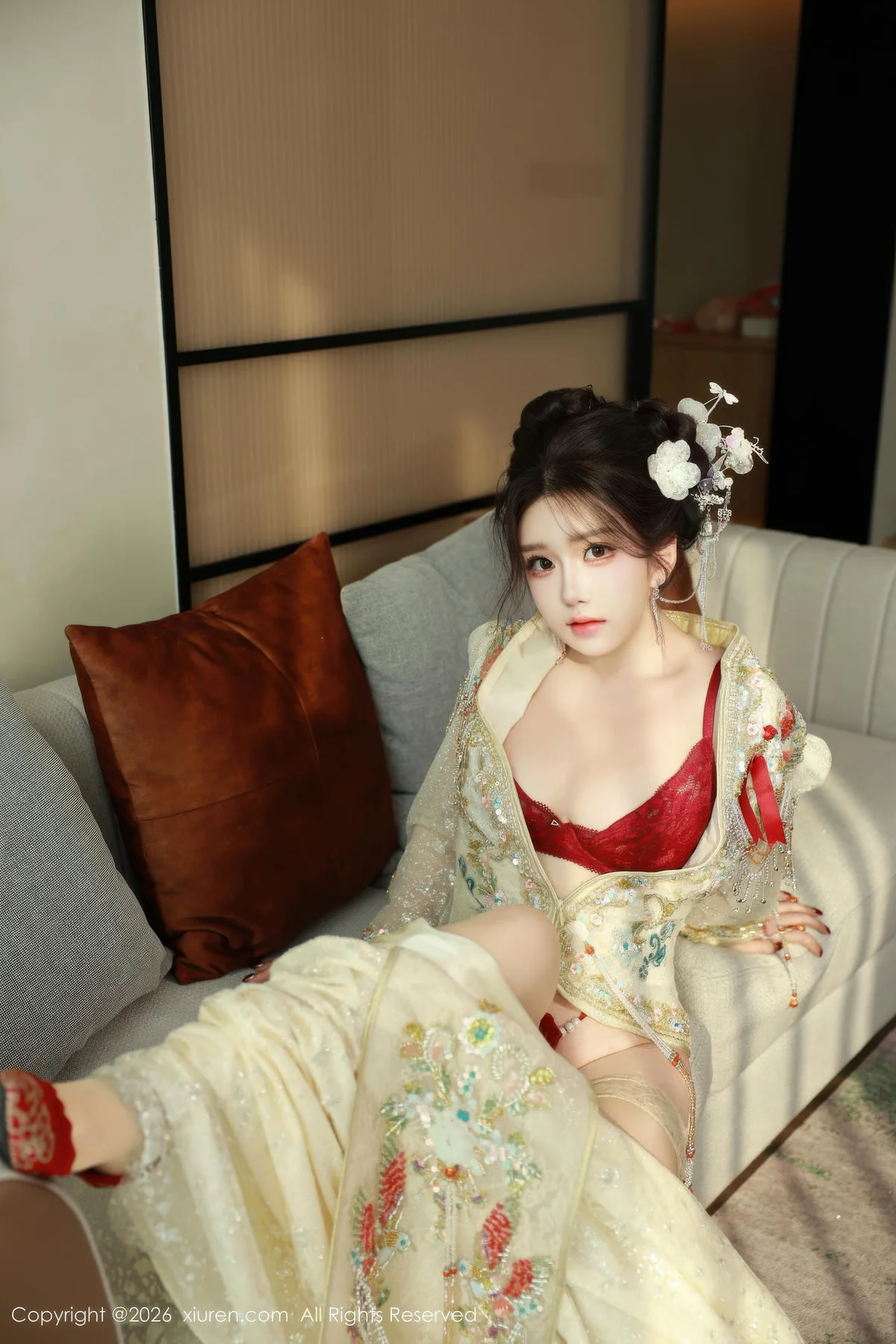 XiuRen 秀人 No.11220 小薯条nienie性感秀禾服饰 - 37