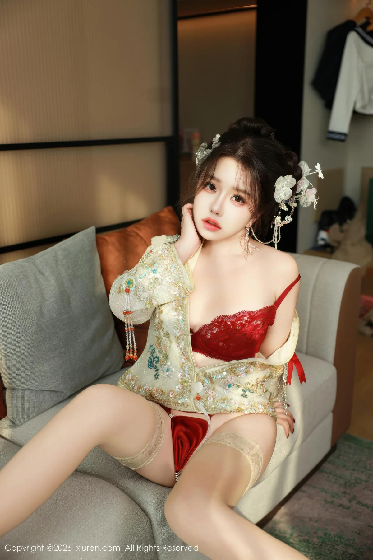 XiuRen 秀人 No.11220 小薯条nienie性感秀禾服饰 - 45