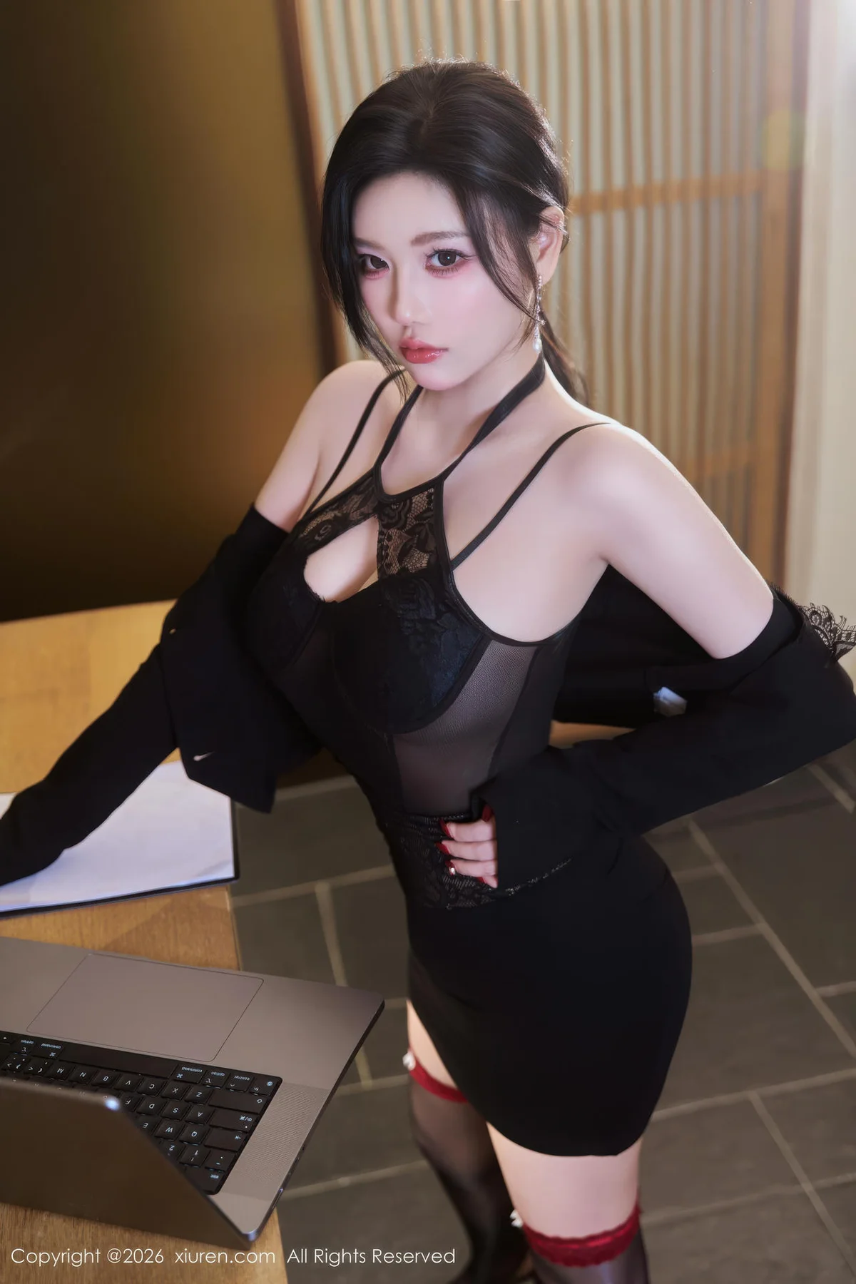 XiuRen 秀人 No.11230 杨晨晨黑色西服迷人身材 - 51